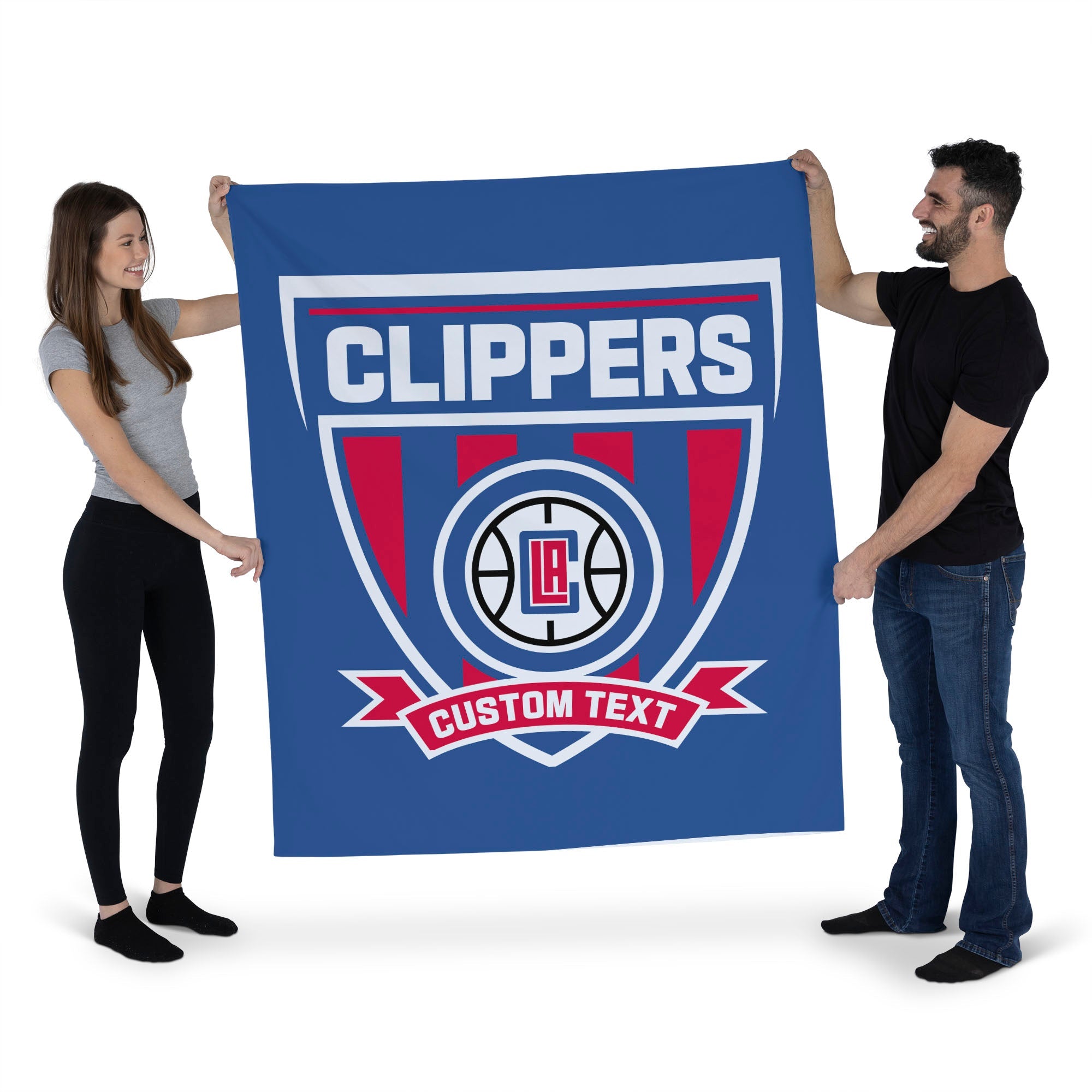 NBA Los Angeles Clippers Allegiance Personalized Wall Hanging 50x60 Inches