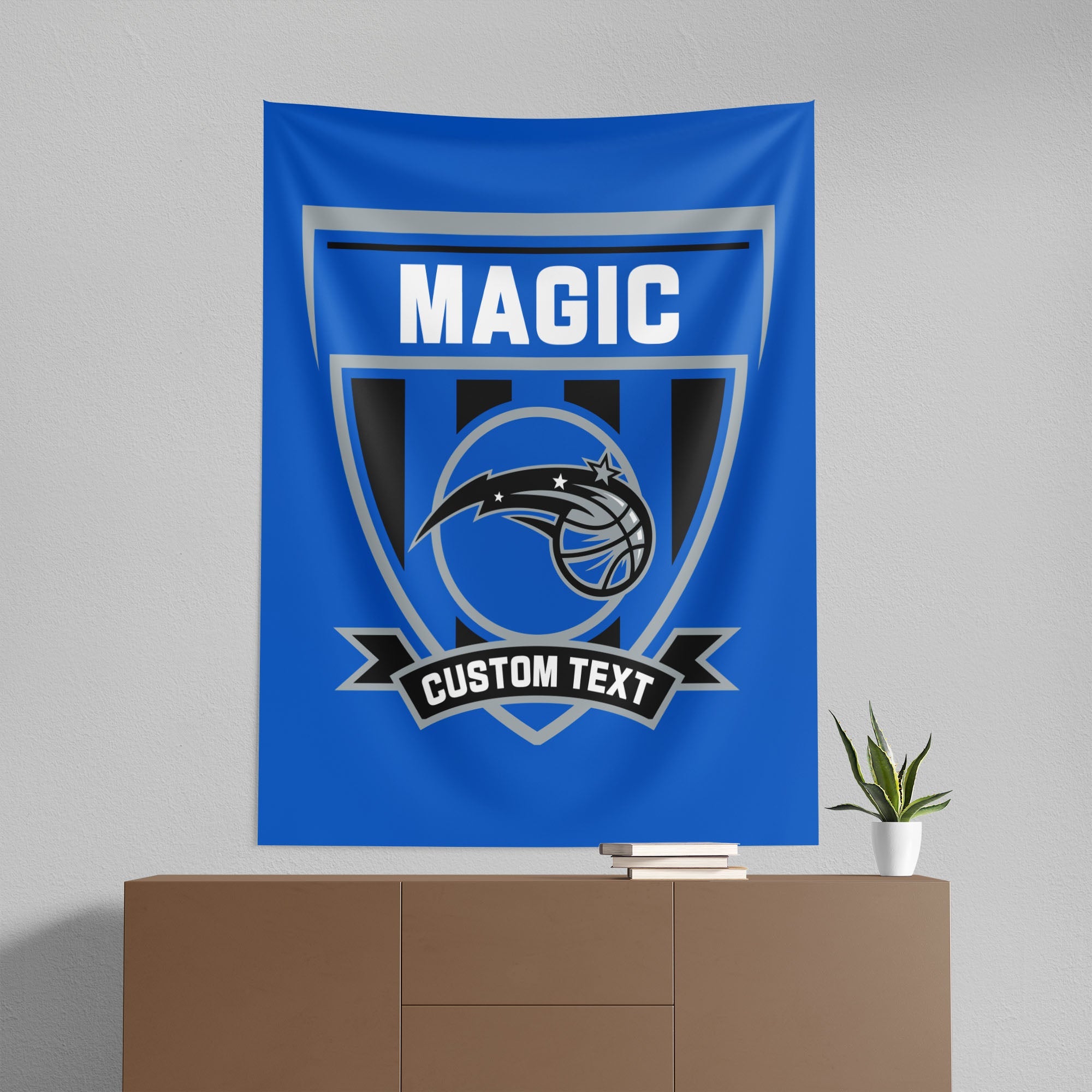 NBA Orlando Magic Allegiance Personalized Wall Hanging 50x60 Inches