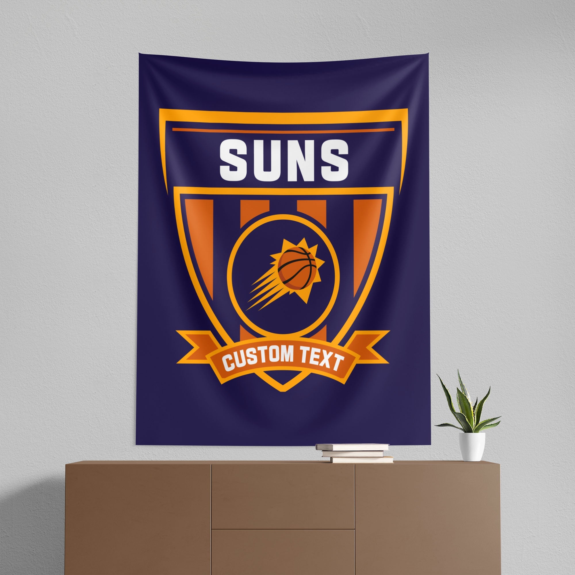 NBA Phoenix Suns Allegiance Personalized Wall Hanging 50x60 Inches