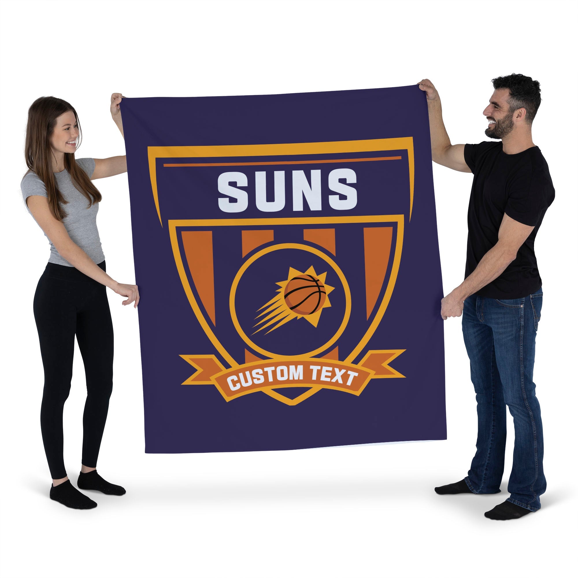 NBA Phoenix Suns Allegiance Personalized Wall Hanging 50x60 Inches