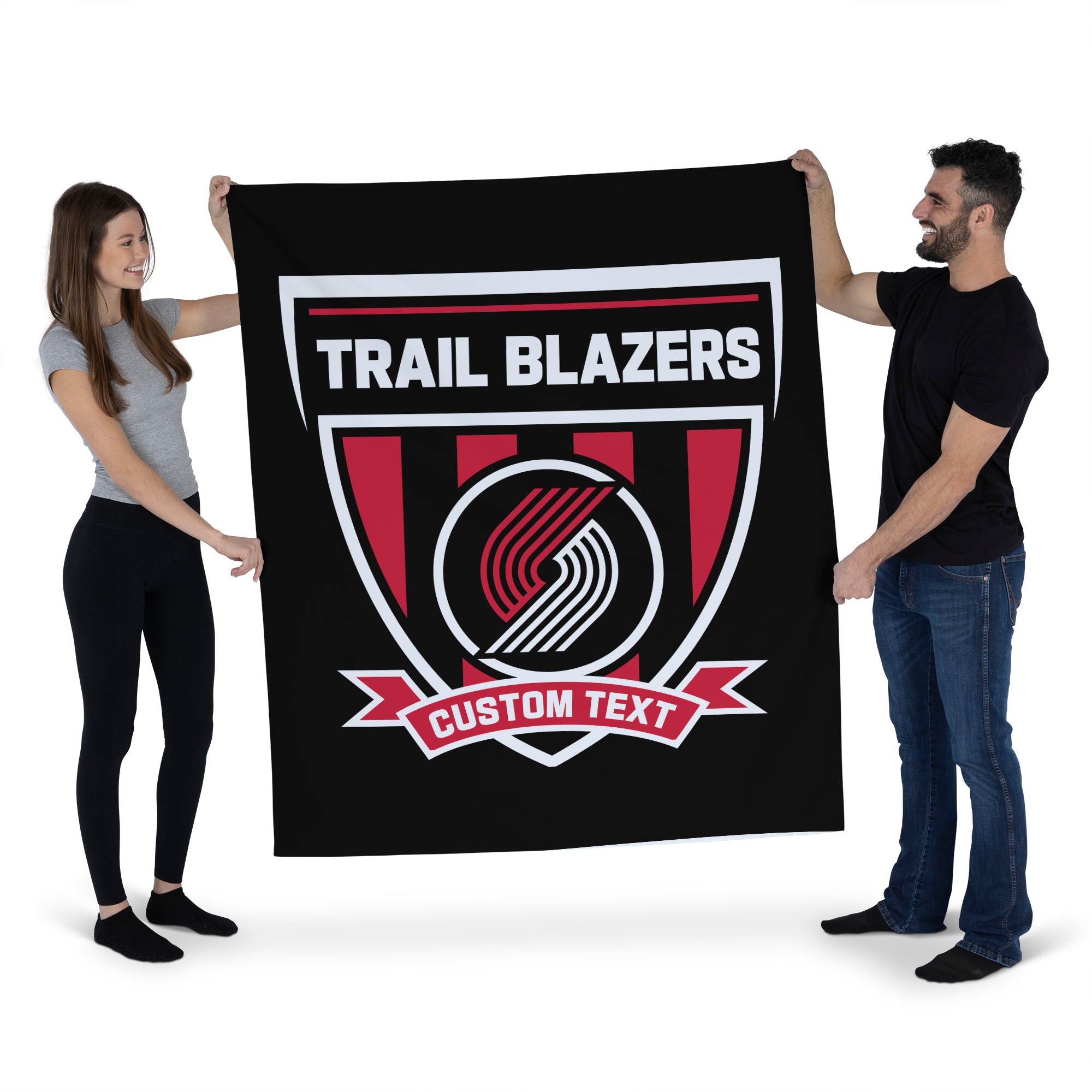 NBA Portland Trail Blazers Allegiance Personalized Wall Hanging 50x60 Inches