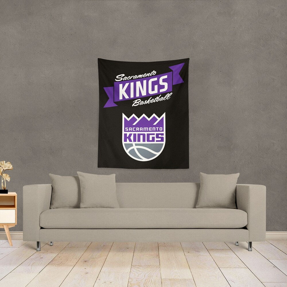 NBA Sacramento Kings Allegiance Personalized Wall Hanging 50x60 Inches