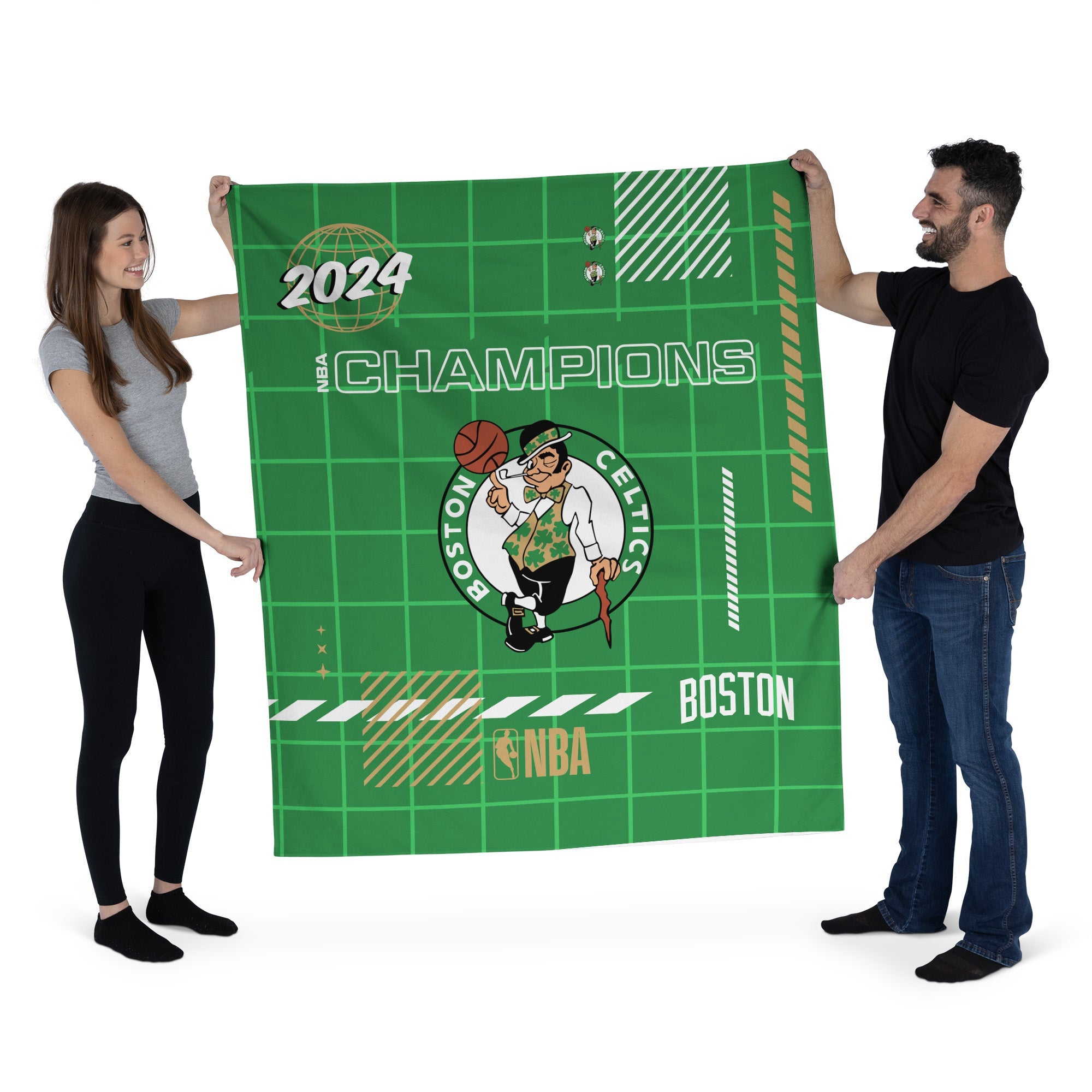 NBA Boston Celtics Gridlock Wall Hanging 50x60 Inches