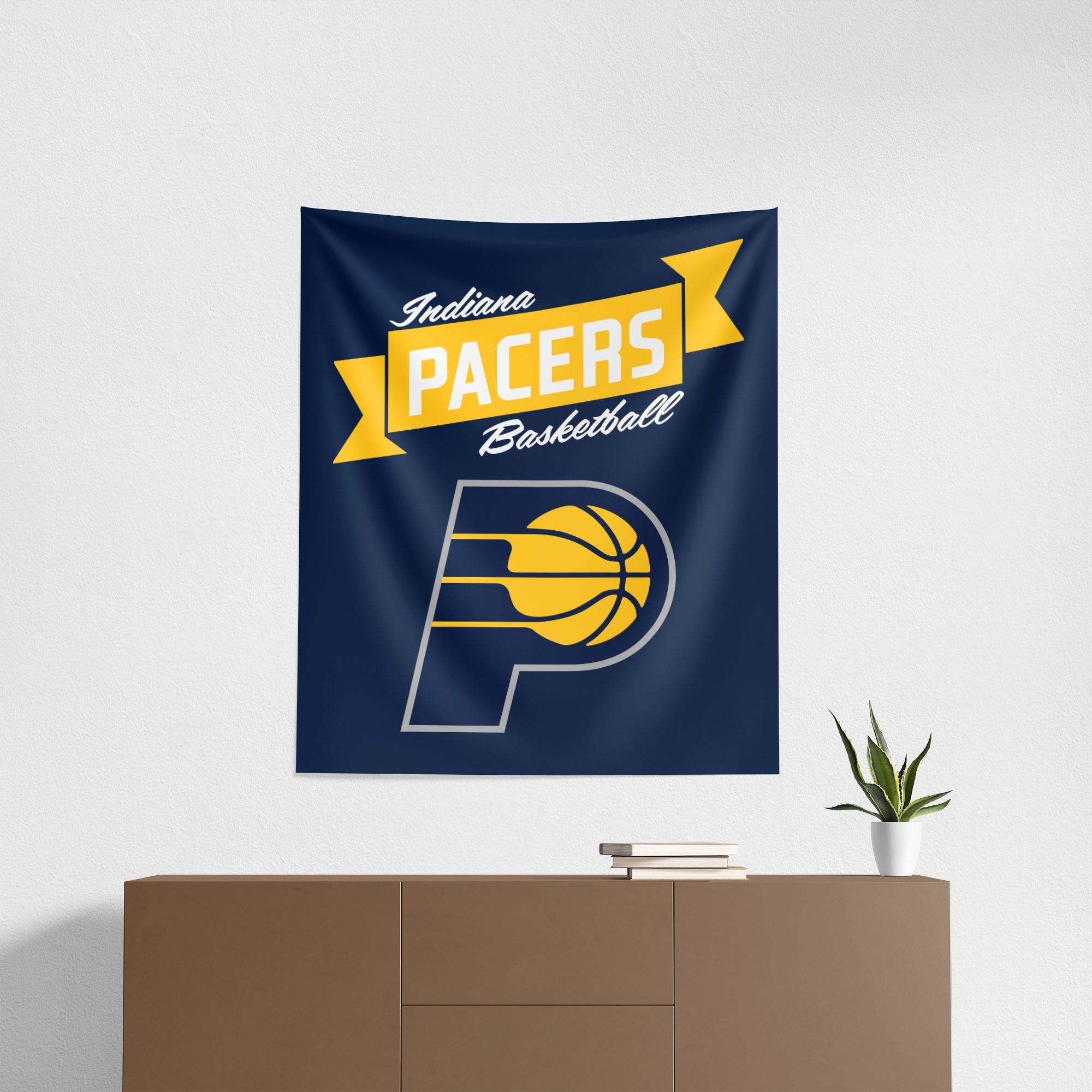 NBA Indiana Pacers Premium Wall Hanging 34 x 40 Inches