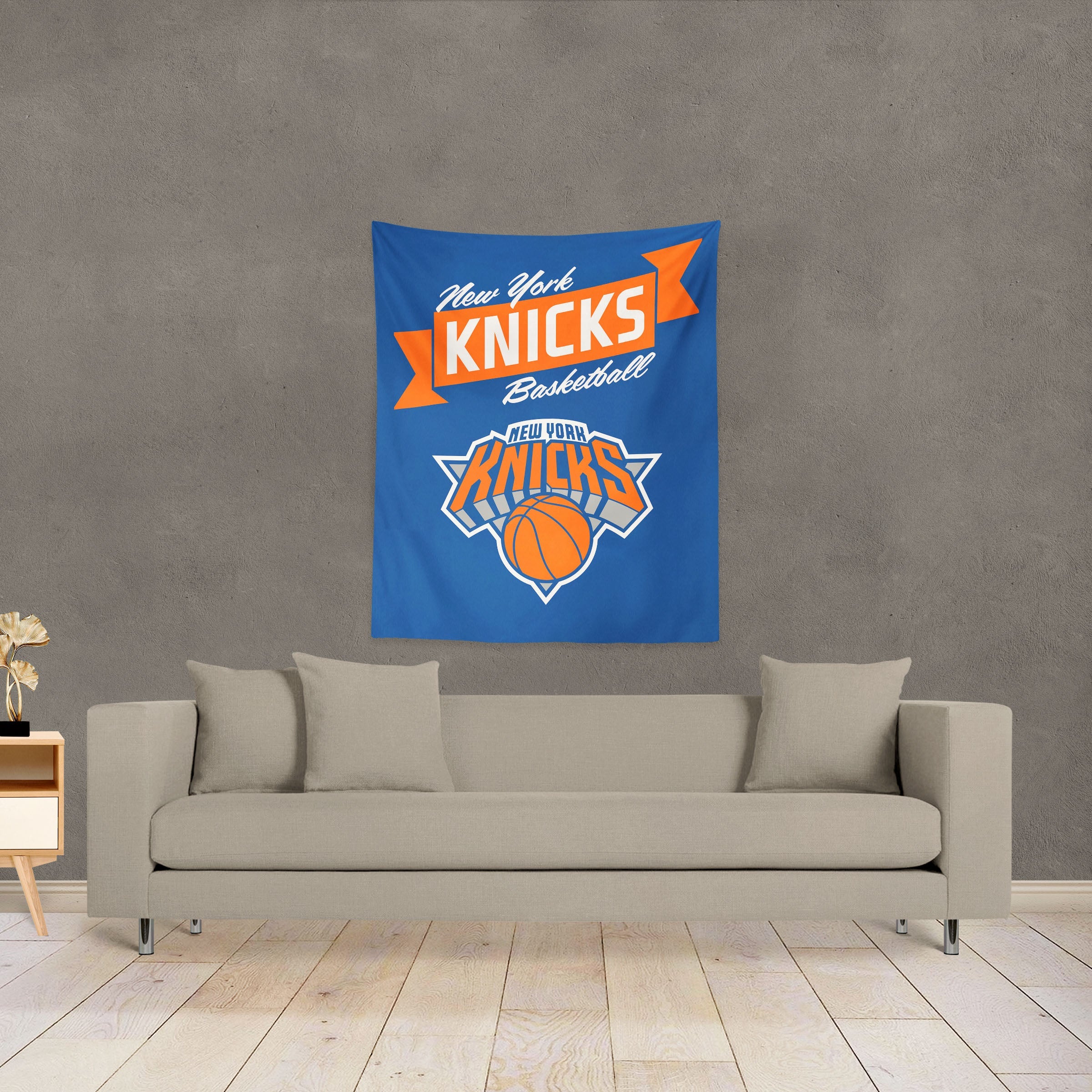 NBA New York Knicks Premium Wall Hanging 34x40 Inches