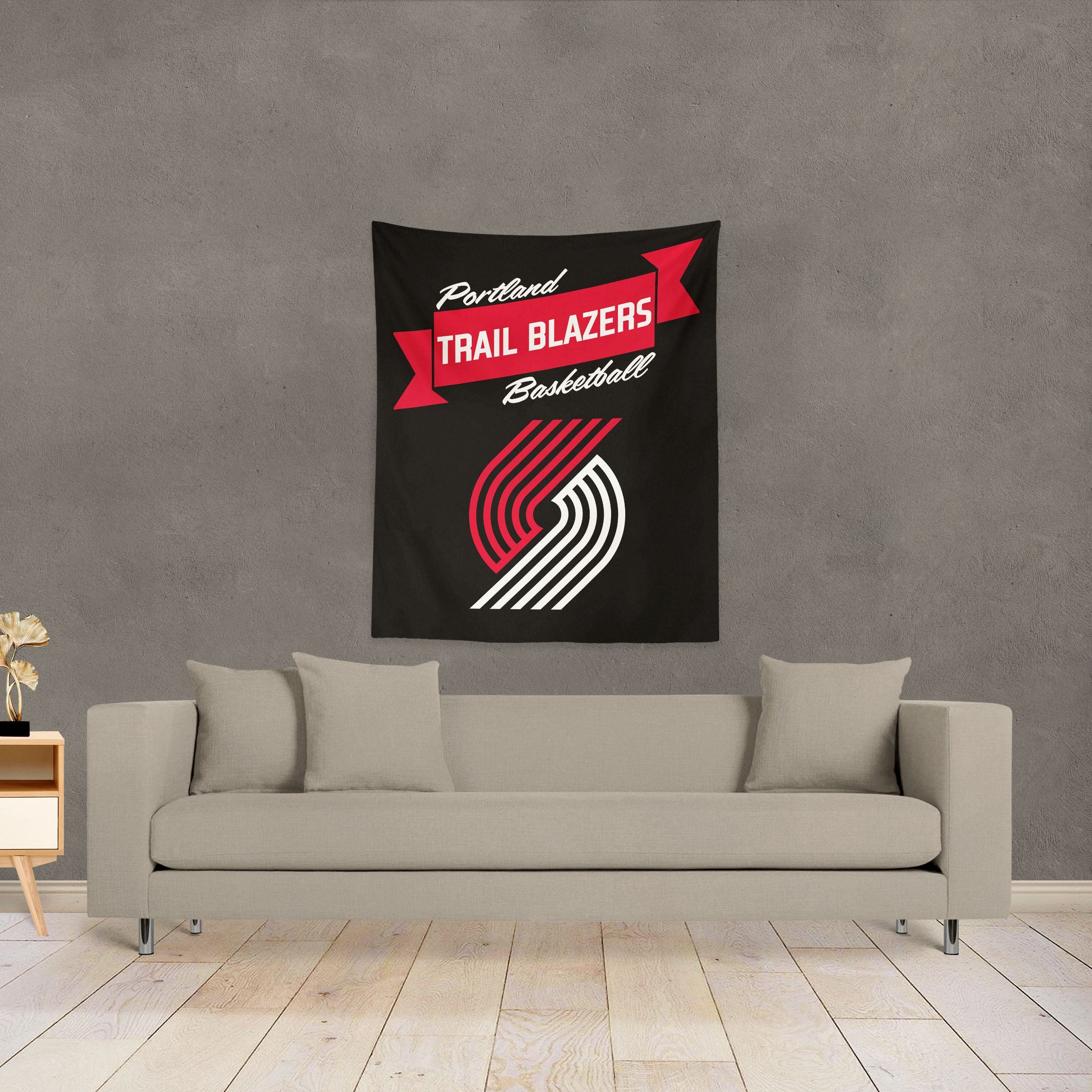 NBA Portland Trail Blazers Premium Wall Hanging 34 x 40 Inches