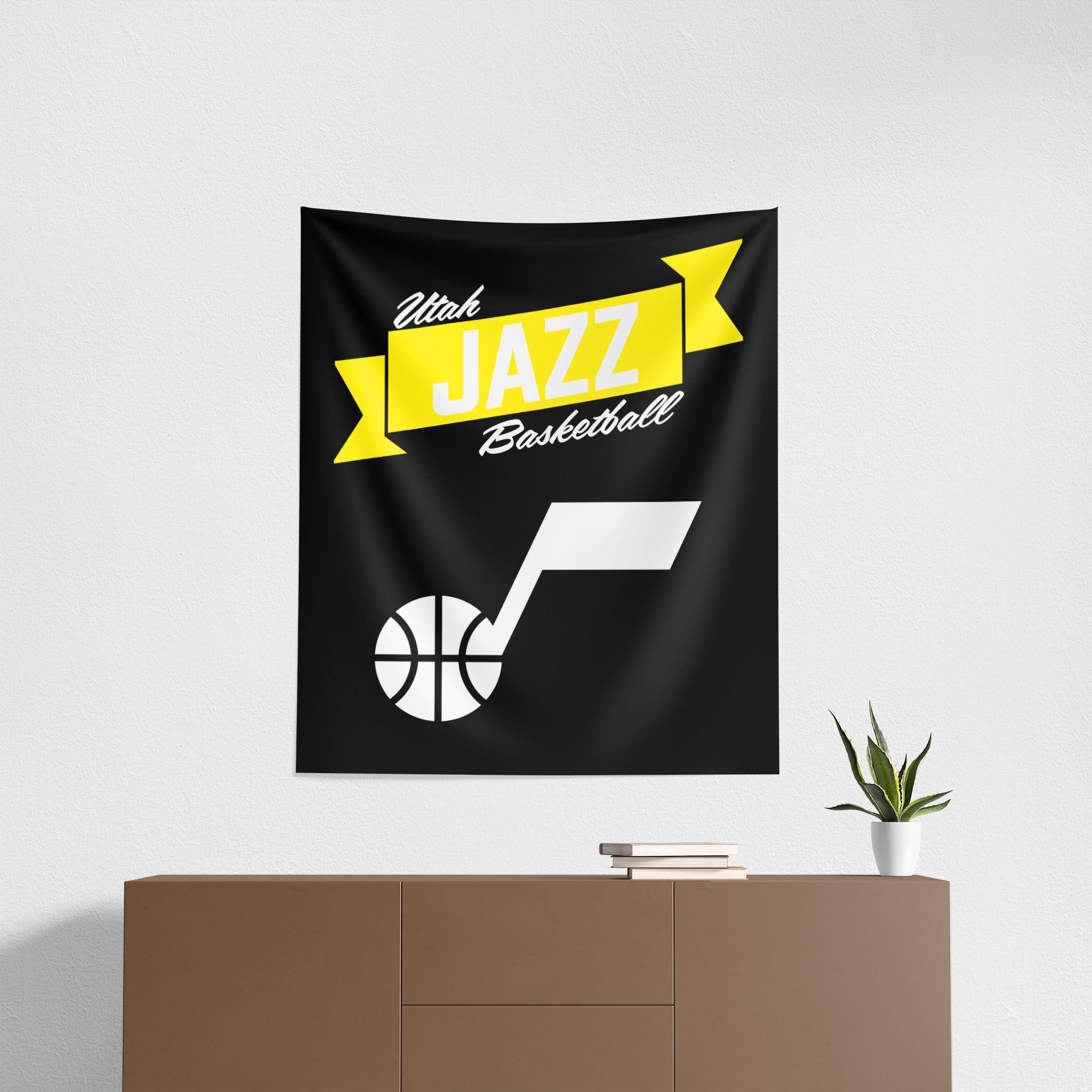 NBA Utah Jazz Premium Wall Hanging 34 x 40 Inches