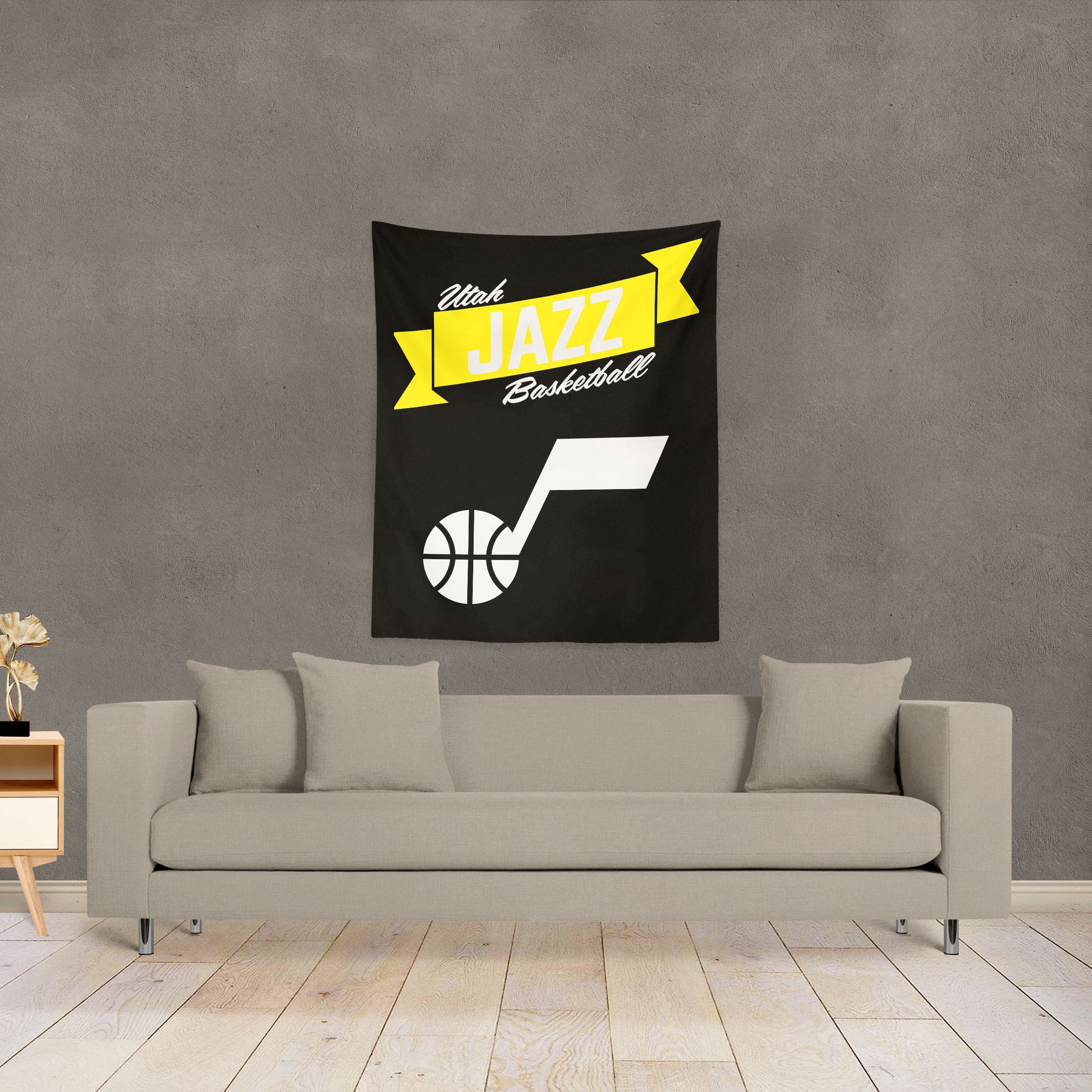 NBA Utah Jazz Premium Wall Hanging 34 x 40 Inches