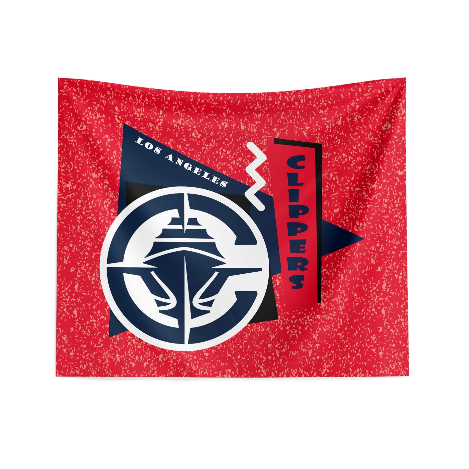 NBA Los Angeles Clippers Funky Fresh Wall Hanging 34 x 40 Inches