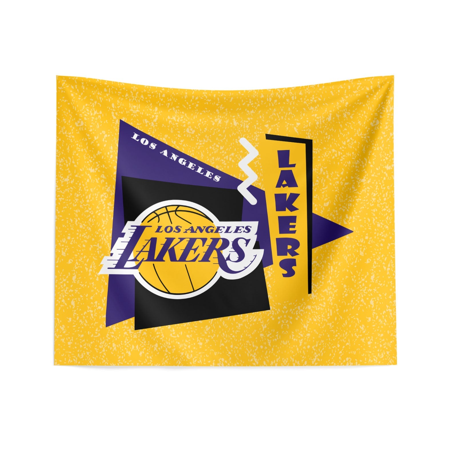 NBA Los Angeles Lakers Funky Fresh Wall Hanging 34 x 40 Inches