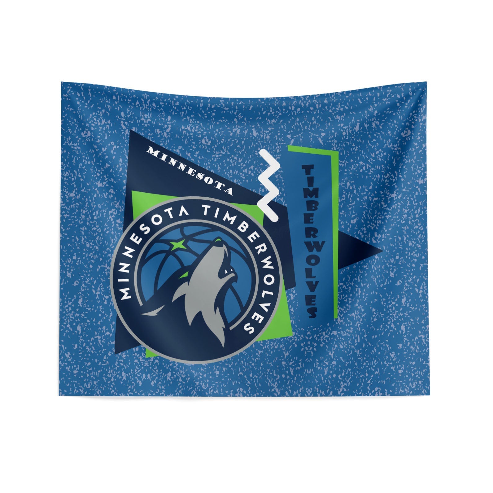 NBA Minnesota Timberwolves Funky Fresh Wall Hanging 34 x 40 Inches
