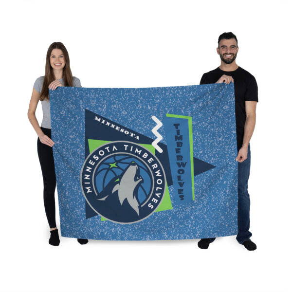 NBA Minnesota Timberwolves Funky Fresh Wall Hanging 34 x 40 Inches