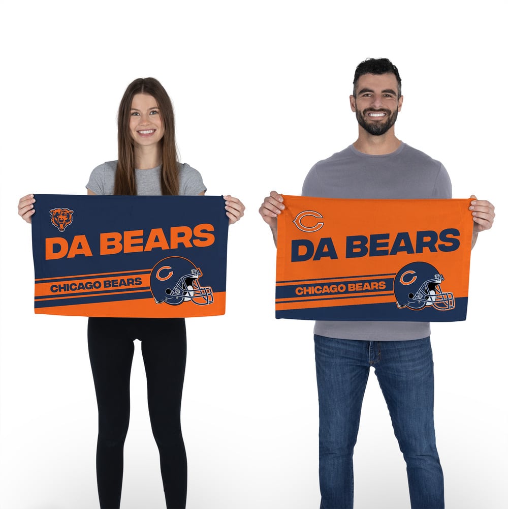 NFL Chicago Bears Play Action Fan Towel 2 Pack 16 x 25 Inches