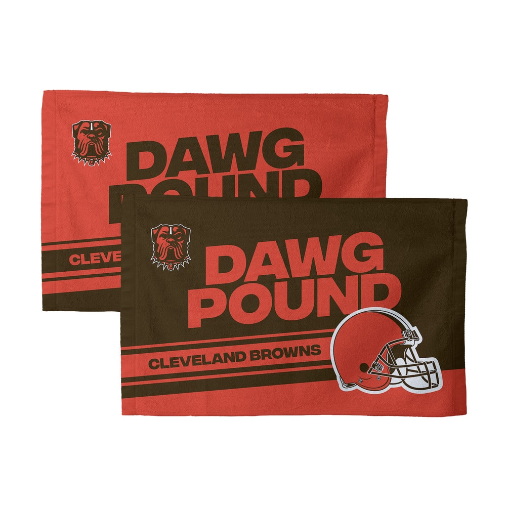 NFL Cleveland Browns Play Action Fan Towel 2 Pack 16 x 25 Inches