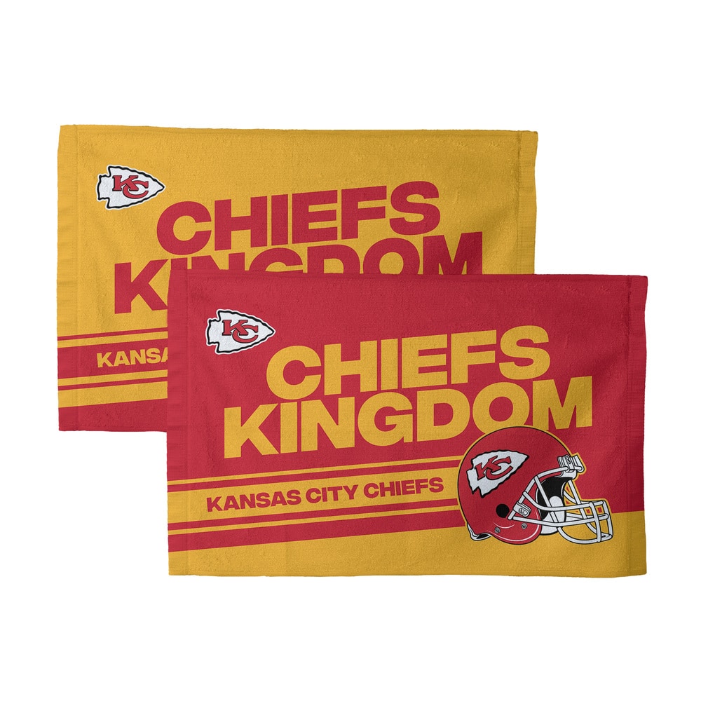 NFL Kansas City Chiefs Play Action Fan Towel 2 Pack 16 x 25 Inches