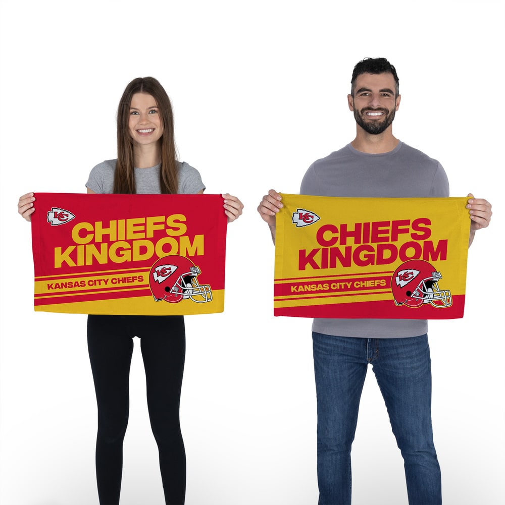 NFL Kansas City Chiefs Play Action Fan Towel 2 Pack 16 x 25 Inches
