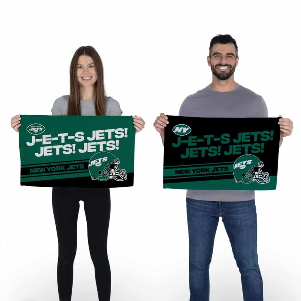 NFL New York Jets Play Action Fan Towel 2 Pack 16 x 25 Inches