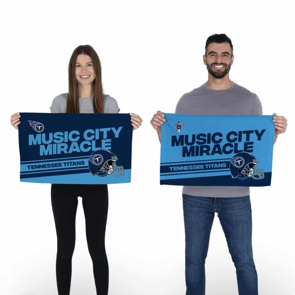NFL Tennessee Titans Play Action Fan Towel 2 Pack 16 x 25 Inches