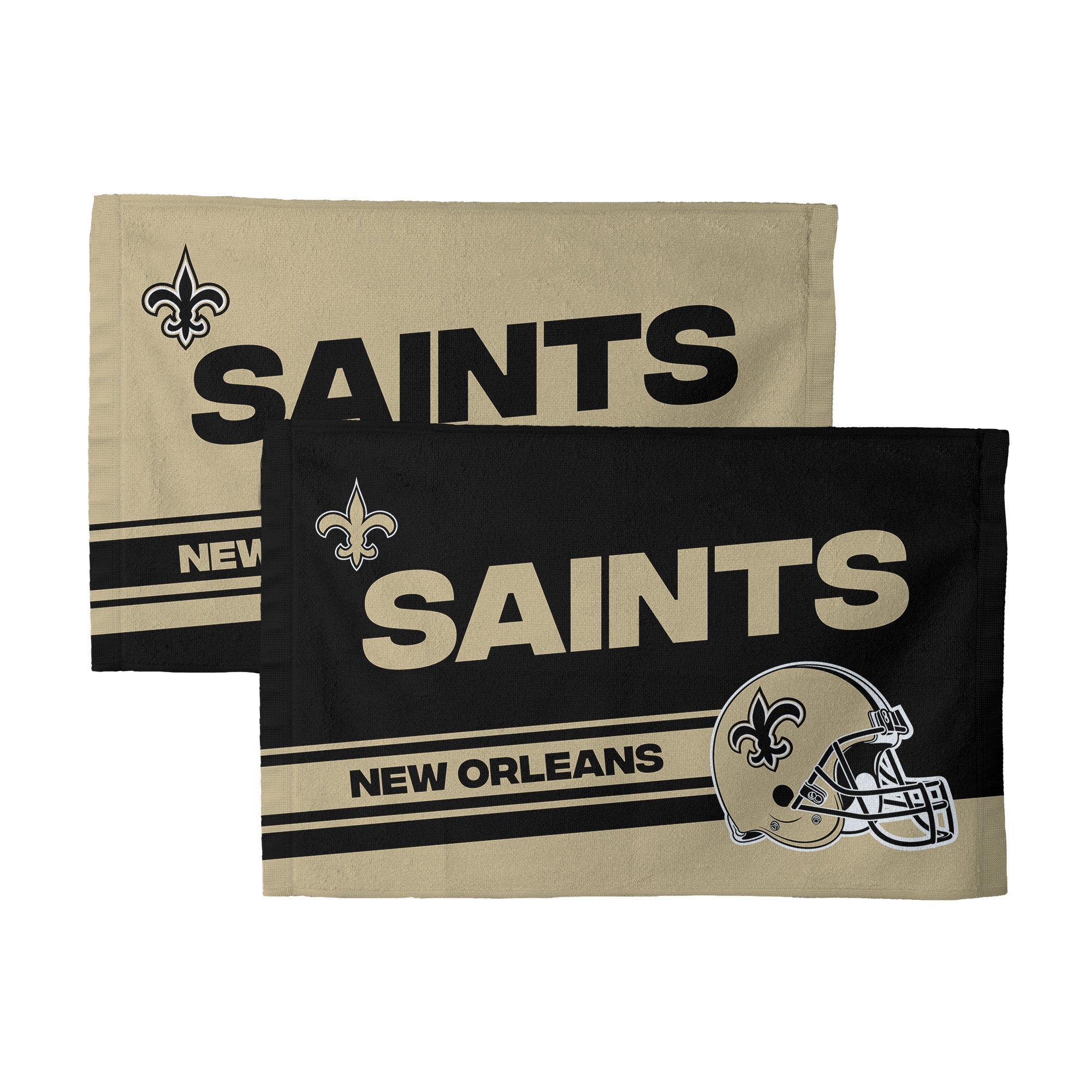 NFL New Orleans Saints Play Action Fan Towel 2 Pack 16 x 25 Inches