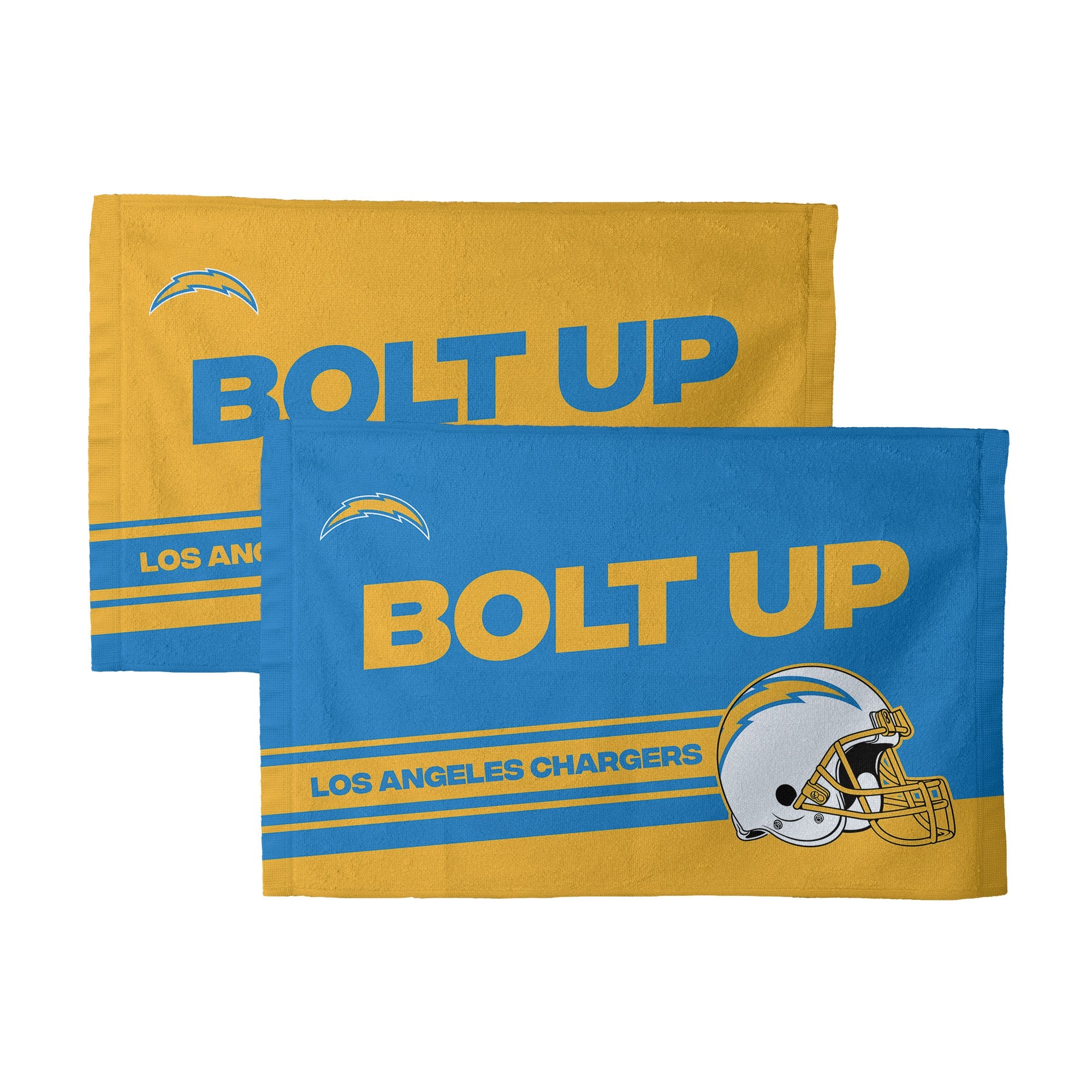 NFL LA Chargers Play Action Fan Towel 2 Pack 16 x 25 Inches