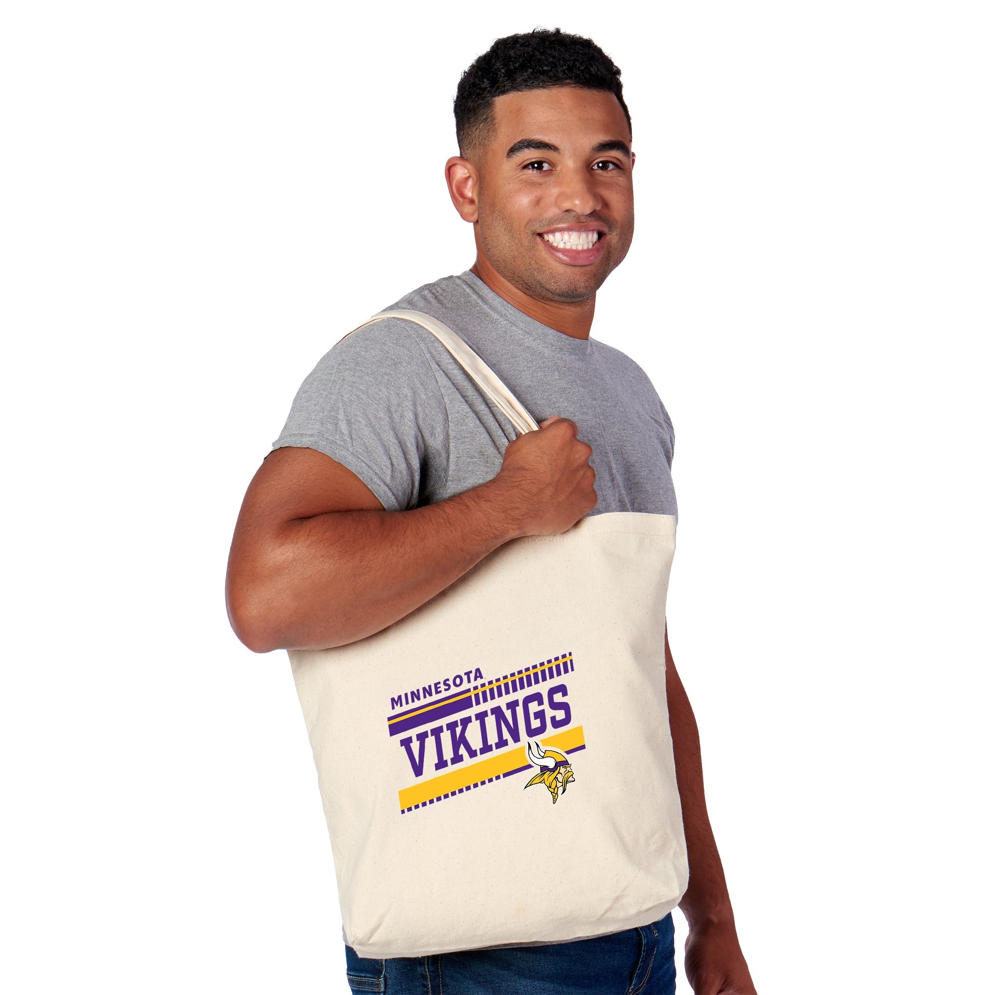 Minnesota Vikings NFL Tracks Tote Bag