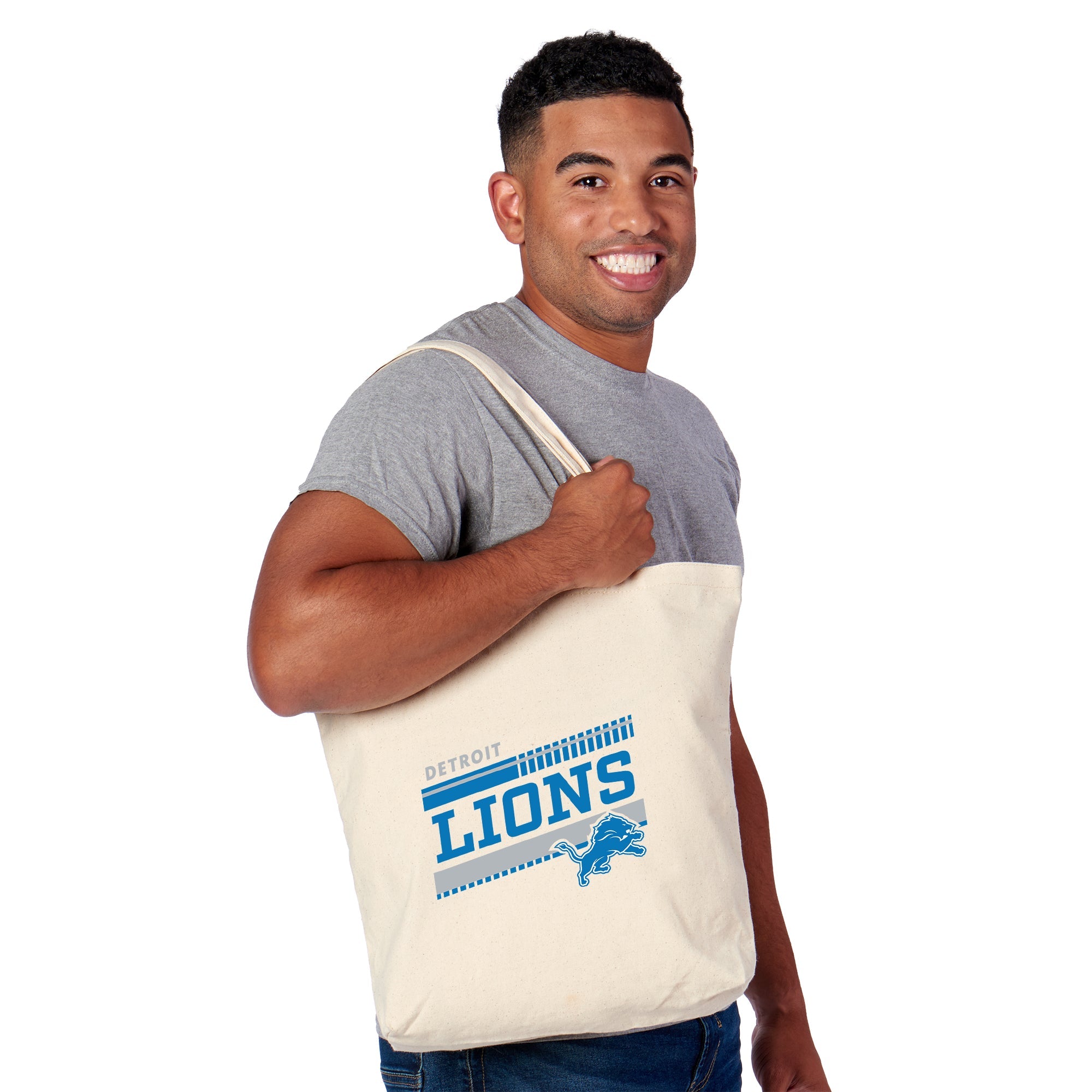 Detroit Lions NFL Tracks Tote Bag