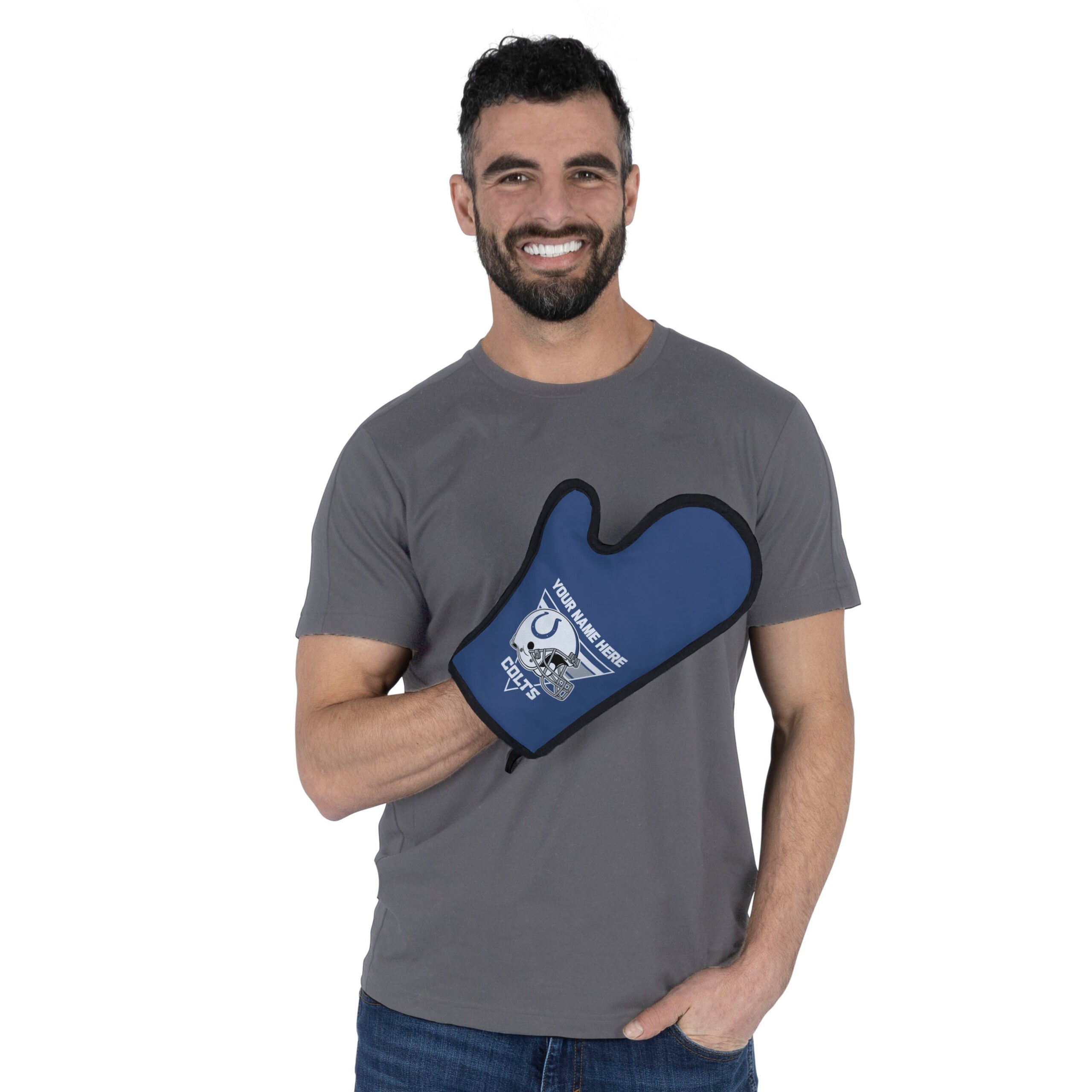 NFL Indianapolis Colts Personalized BBQ Mitt 8 x 12 Inches