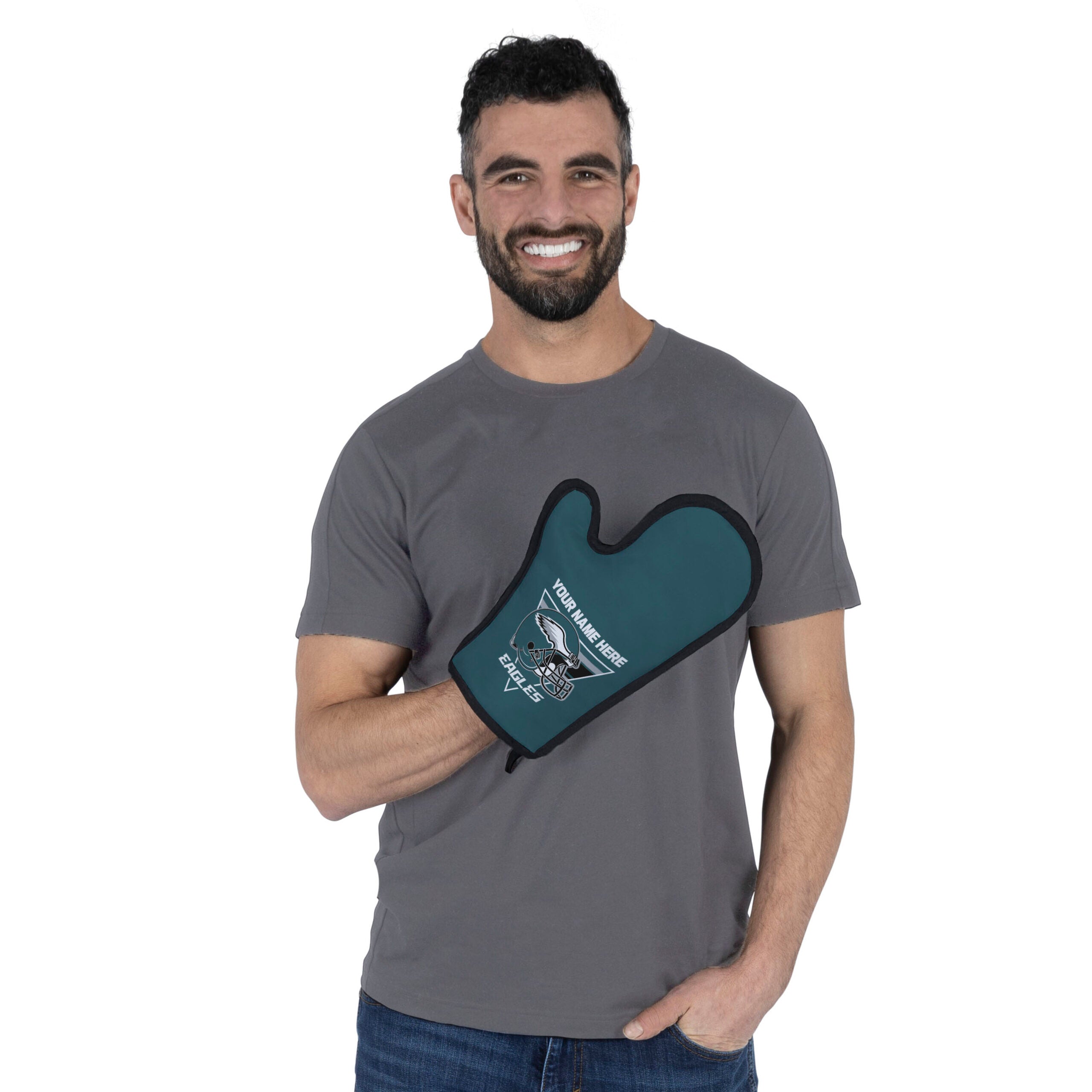 NFL Philadelphia Eagles Personalized BBQ Mitt 8 x 12 Inches