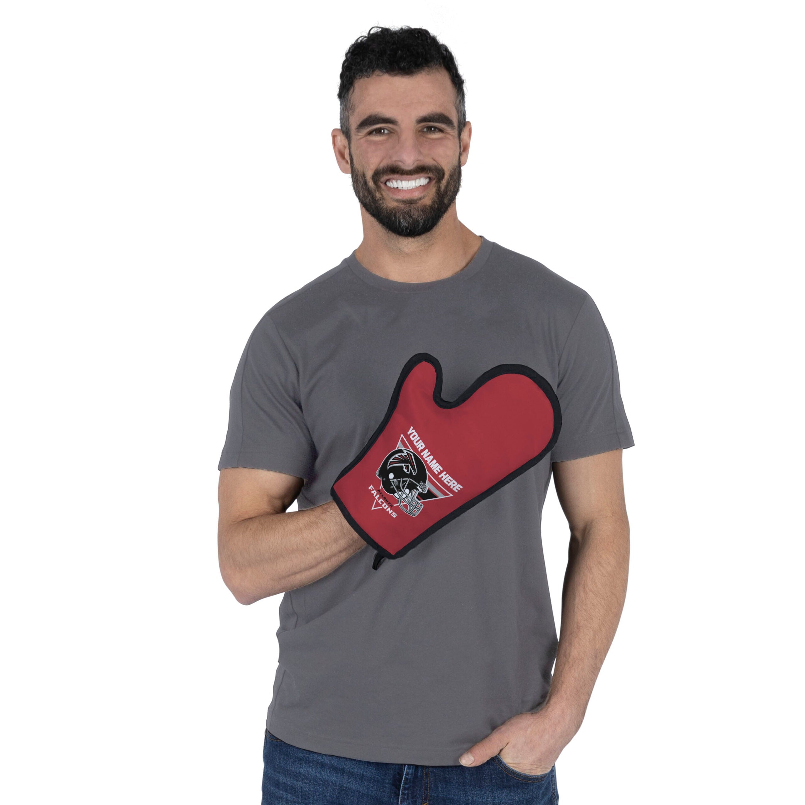 NFL Atlanta Falcons Personalized BBQ Mitt 8 x 12 Inches
