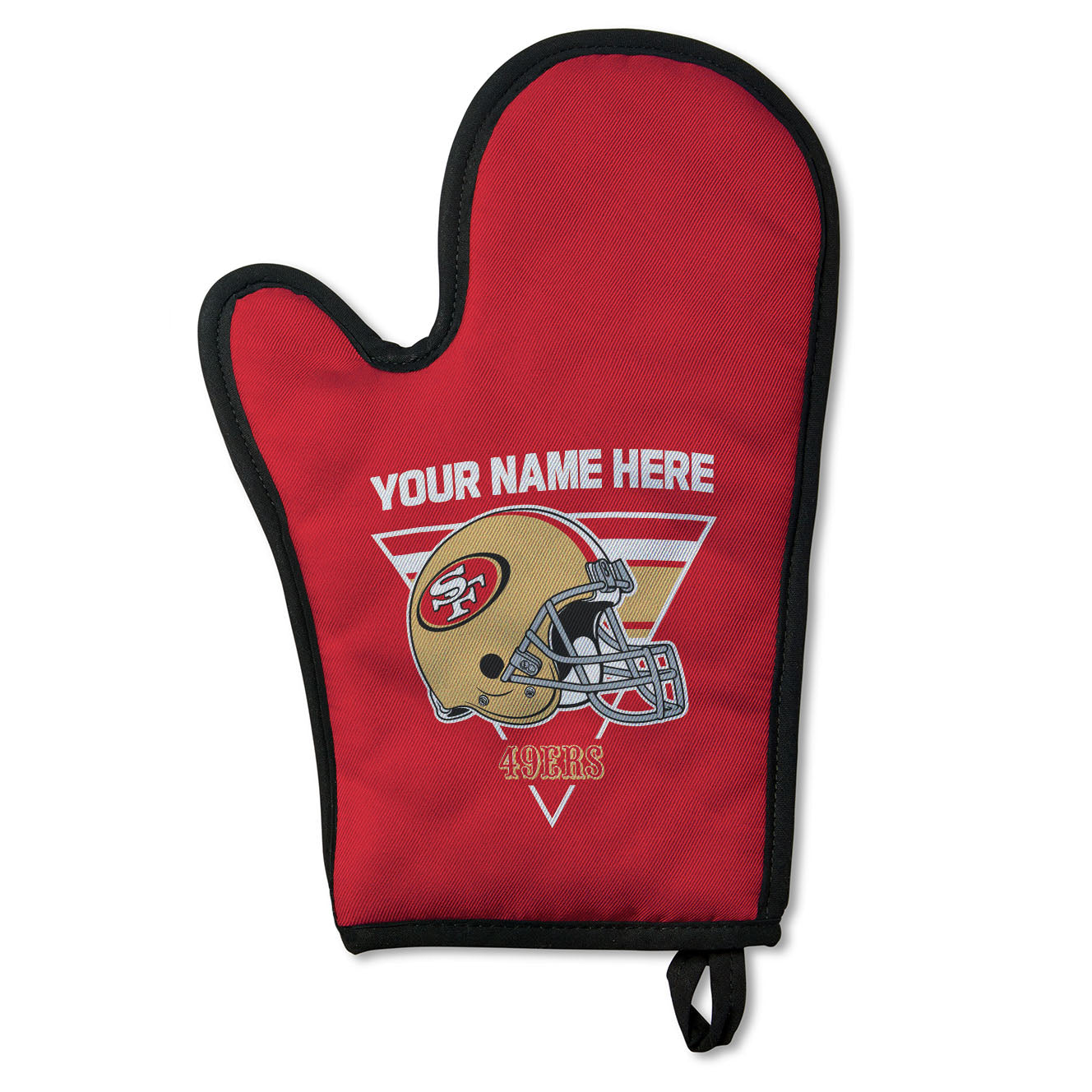 NFL San Francisco 49ers Personalized BBQ Mitt 8 x 12 Inches