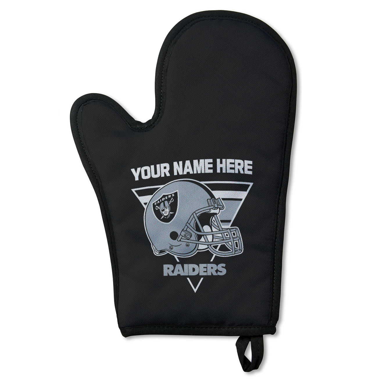 NFL Las Vegas Raiders Personalized BBQ Mitt 8 x 12 Inches