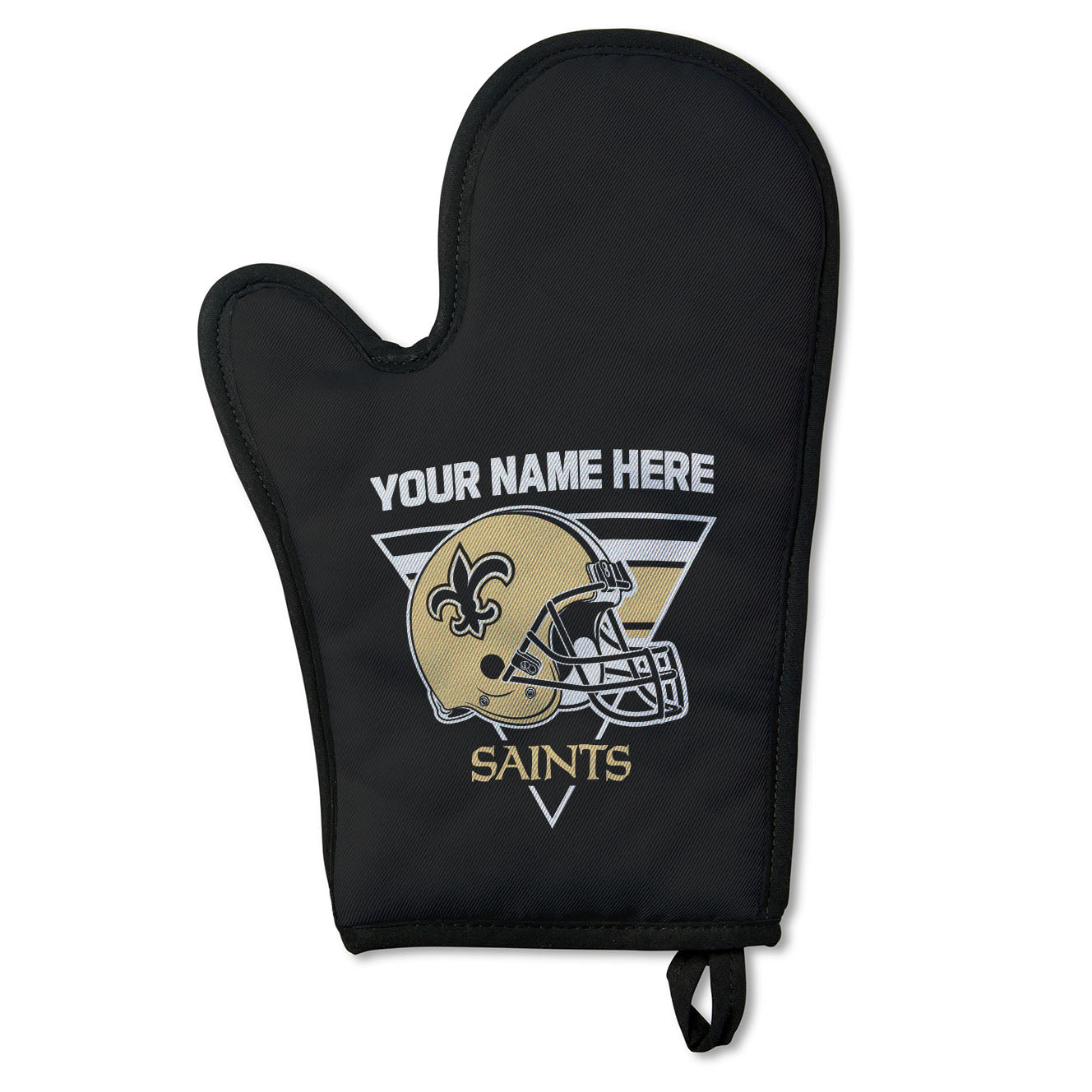 NFL New Orleans Saints Personalized BBQ Mitt 8 x 12 Inches