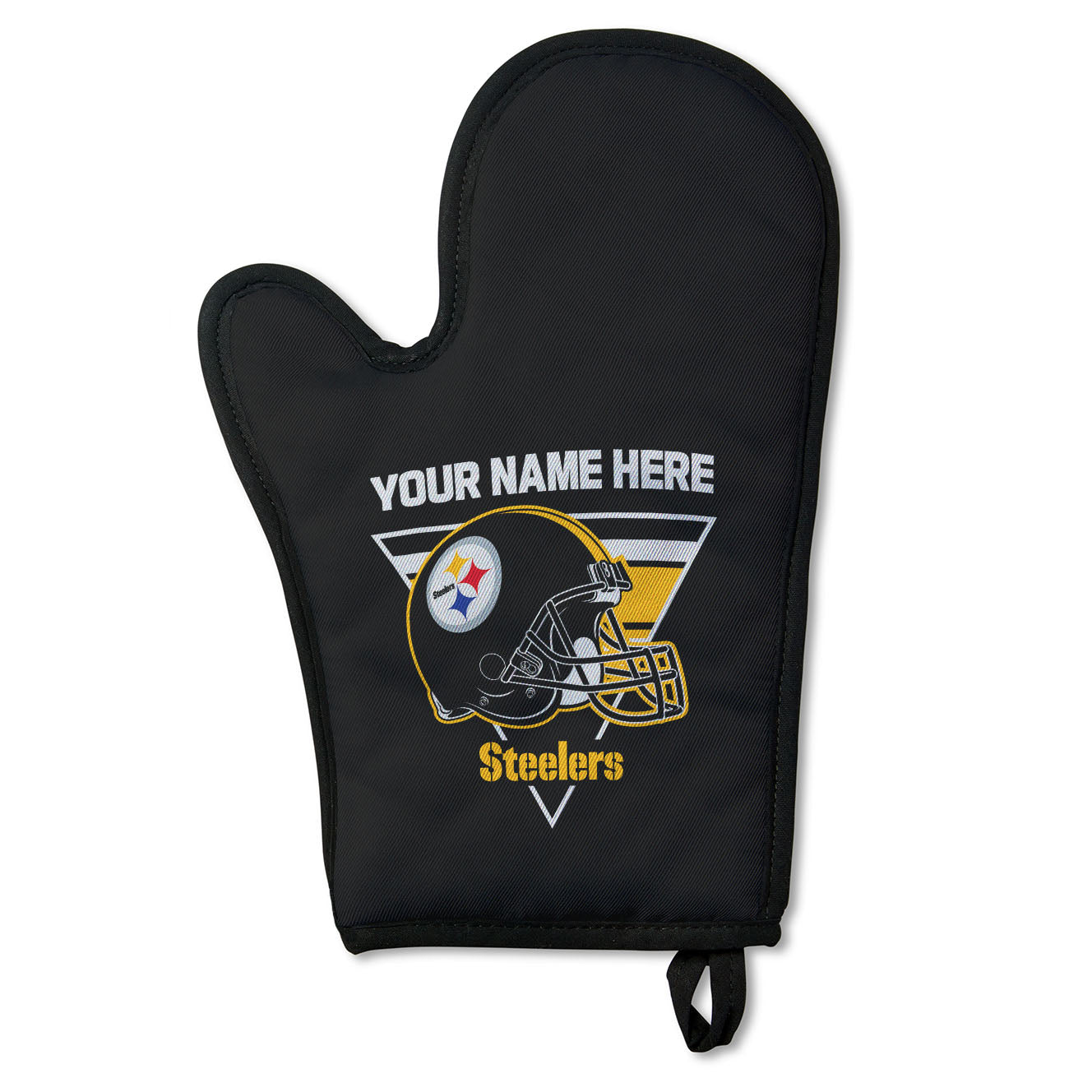 NFL Pittsburgh Steelers Personalized BBQ Mitt 8 x 12 Inches