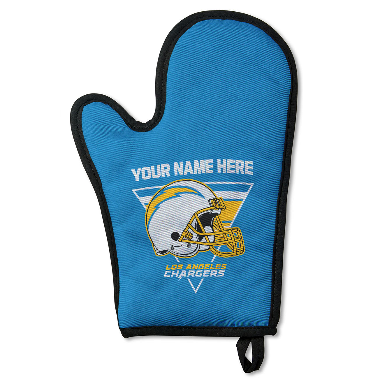 NFL Los Angeles Chargers Personalized BBQ Mitt 8 x 12 Inches