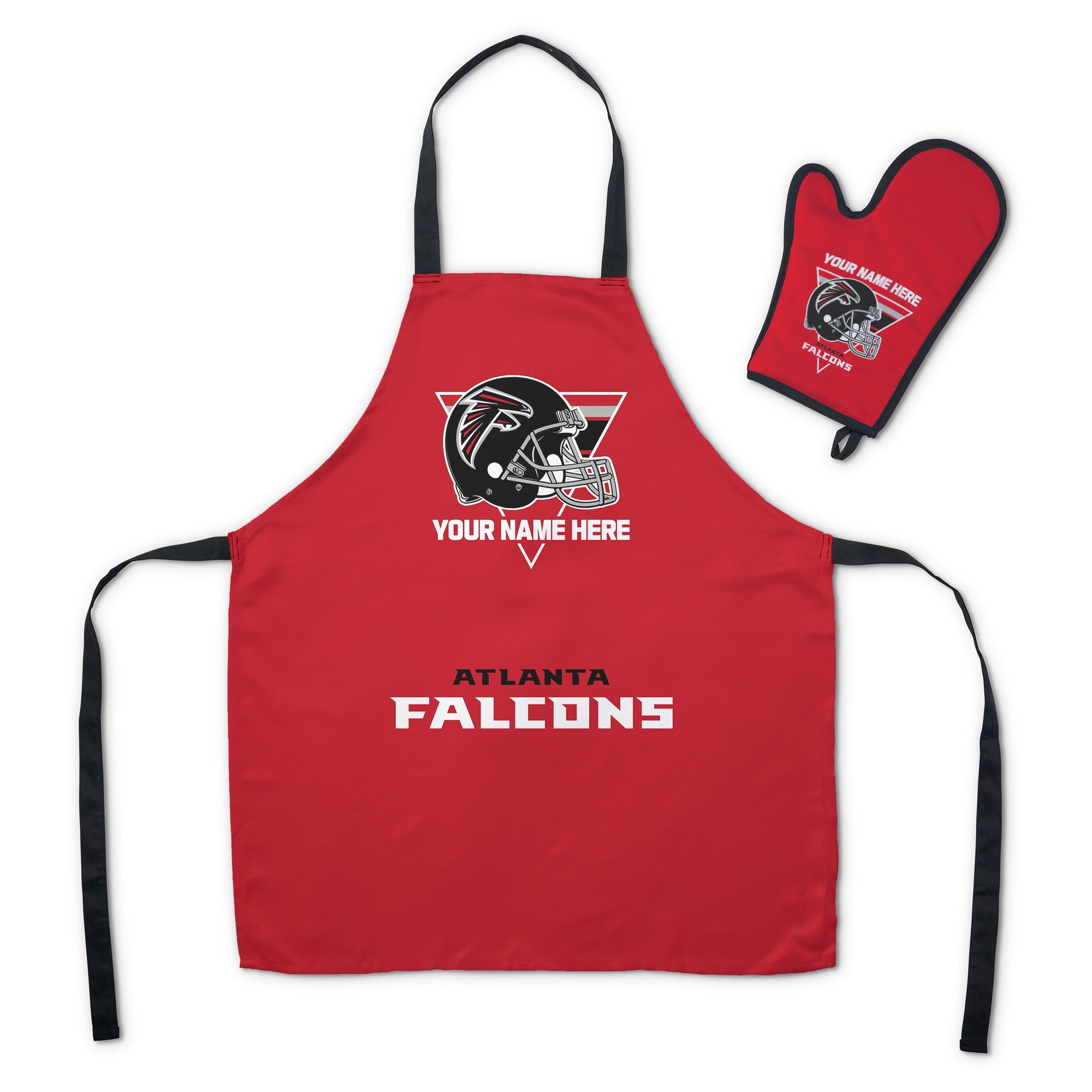 NFL Atlanta Falcons Personalized Apron BBQ Mitt Set