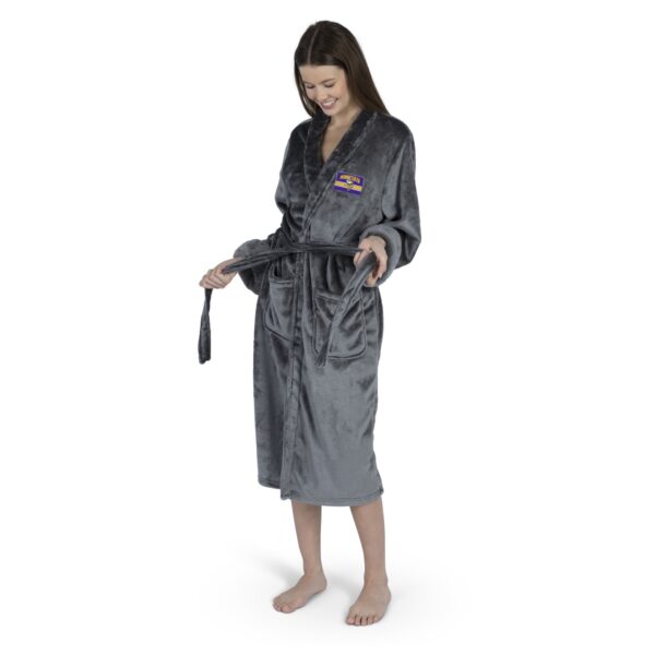 Minnesota Vikings NFL Rollout Charcoal S/M Silk Touch Robe