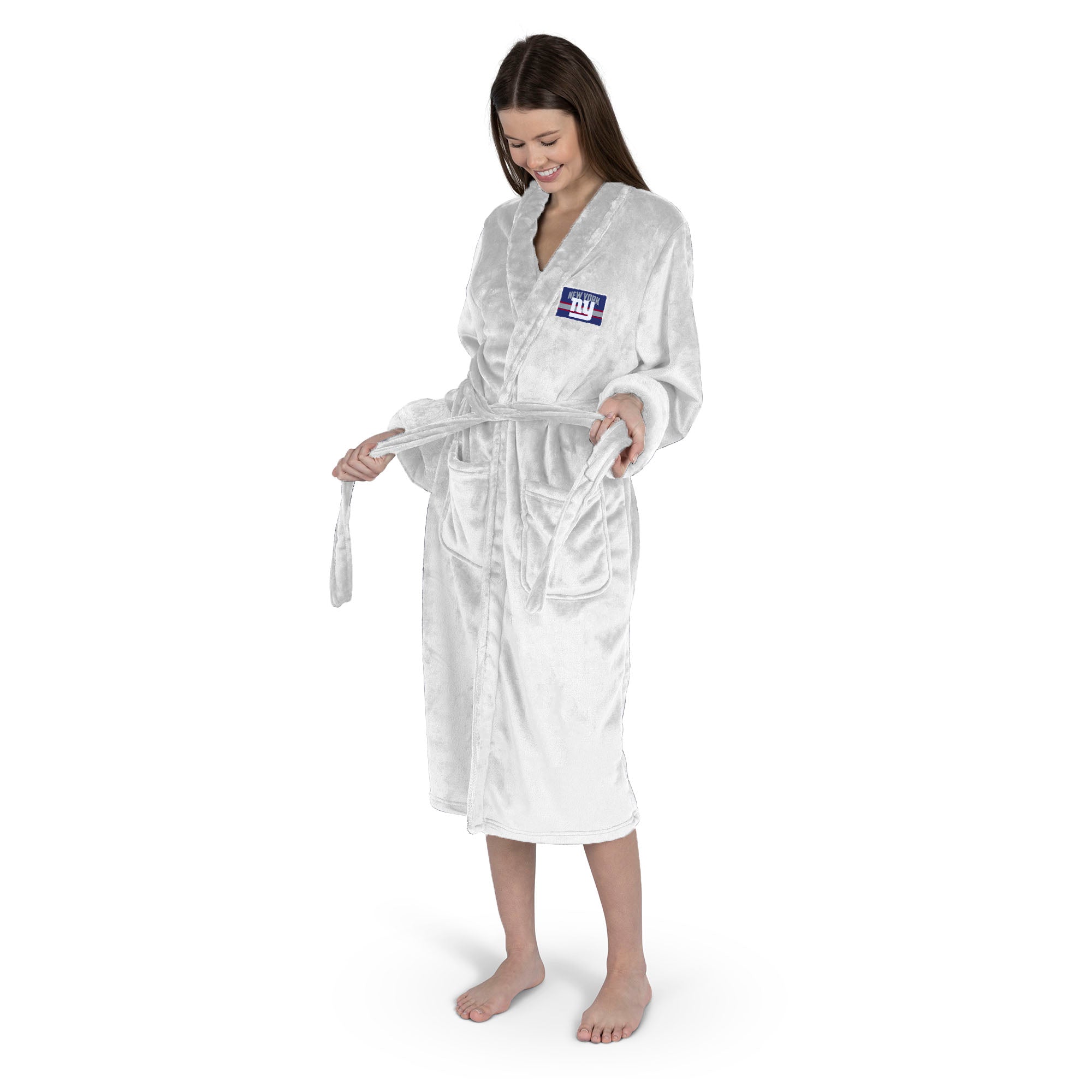New York Giants NFL Rollout Silk Touch Robe Small/Medium