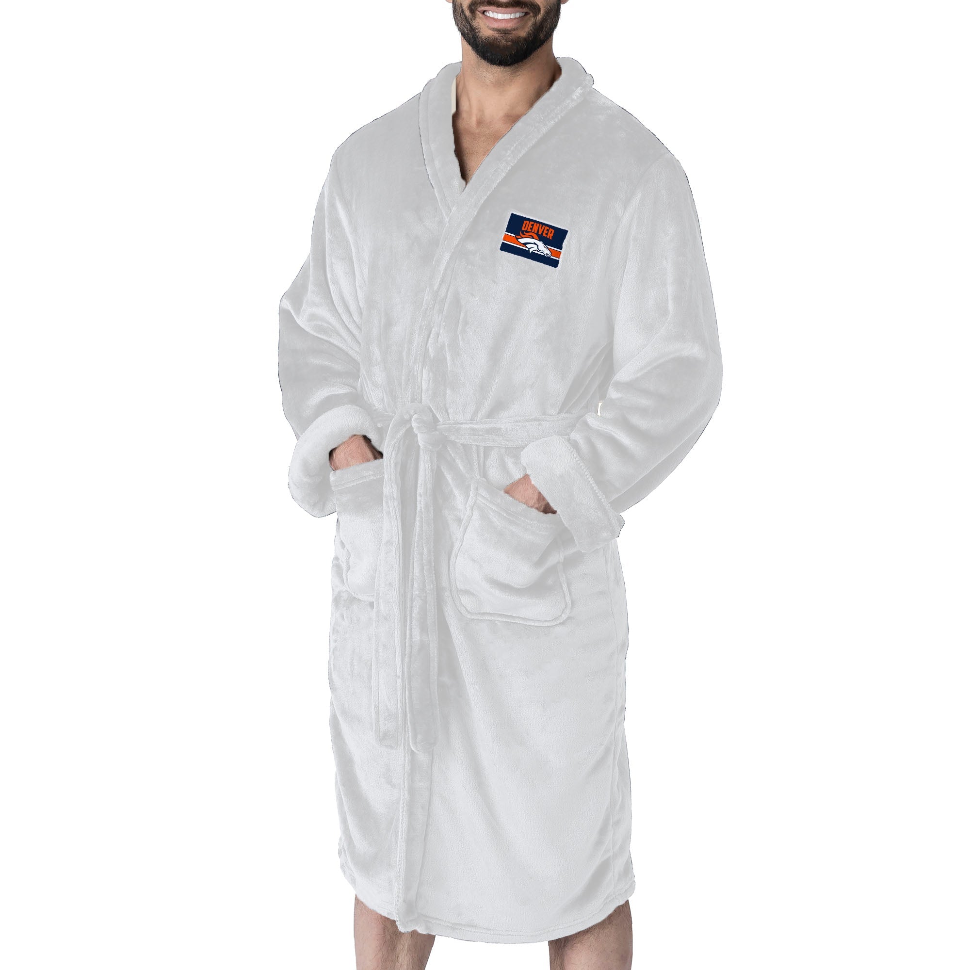 Denver Broncos NFL Rollout Silk Touch Robe Large/XLarge