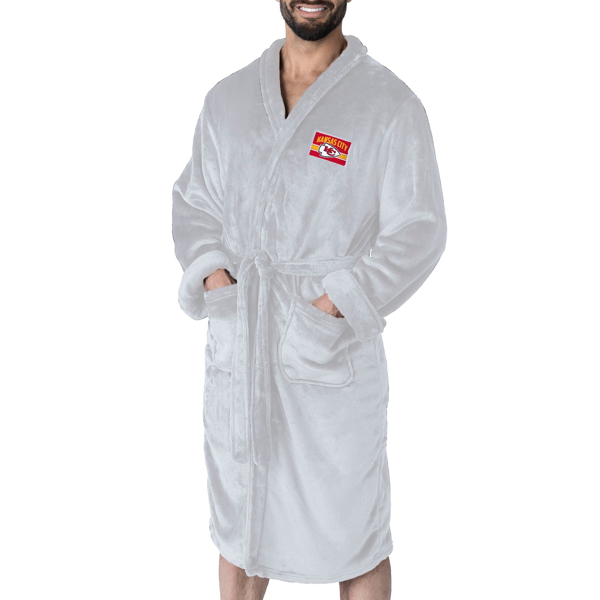 Kansas City Chiefs NFL Rollout Silk Touch Robe Large/XLarge
