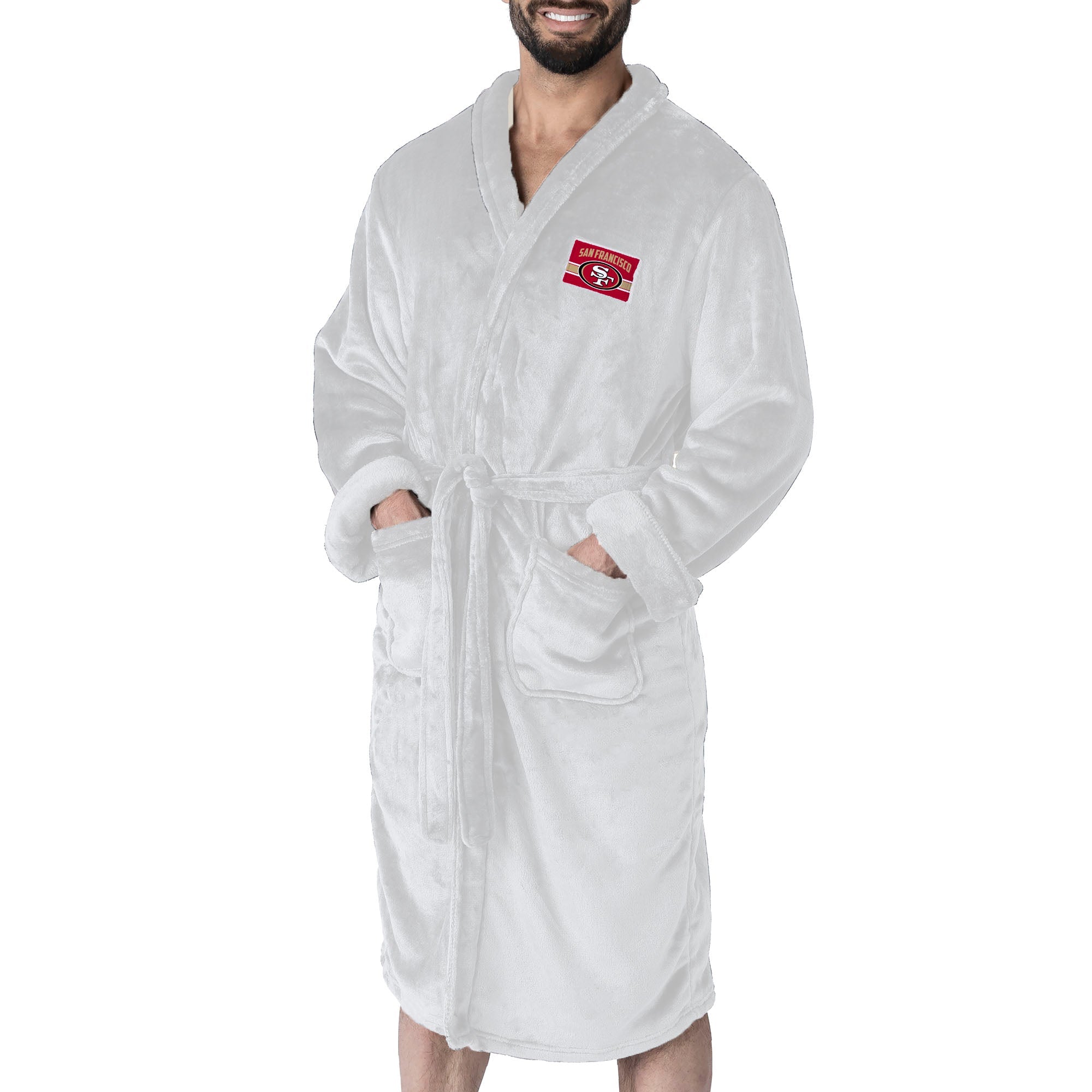 San Francisco 49ers NFL Rollout Silk Touch Robe Large/XLarge