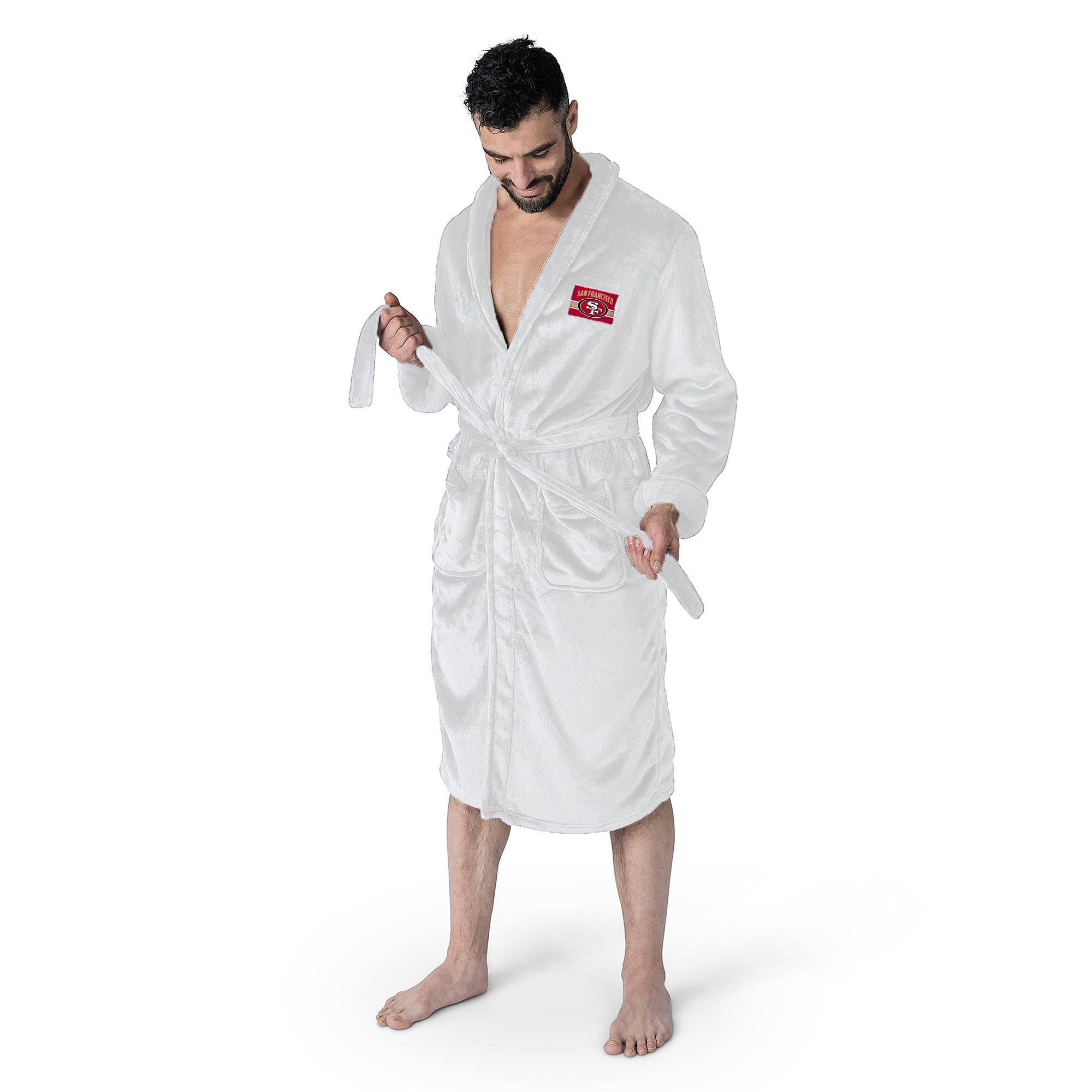 San Francisco 49ers NFL Rollout Silk Touch Robe Large/XLarge