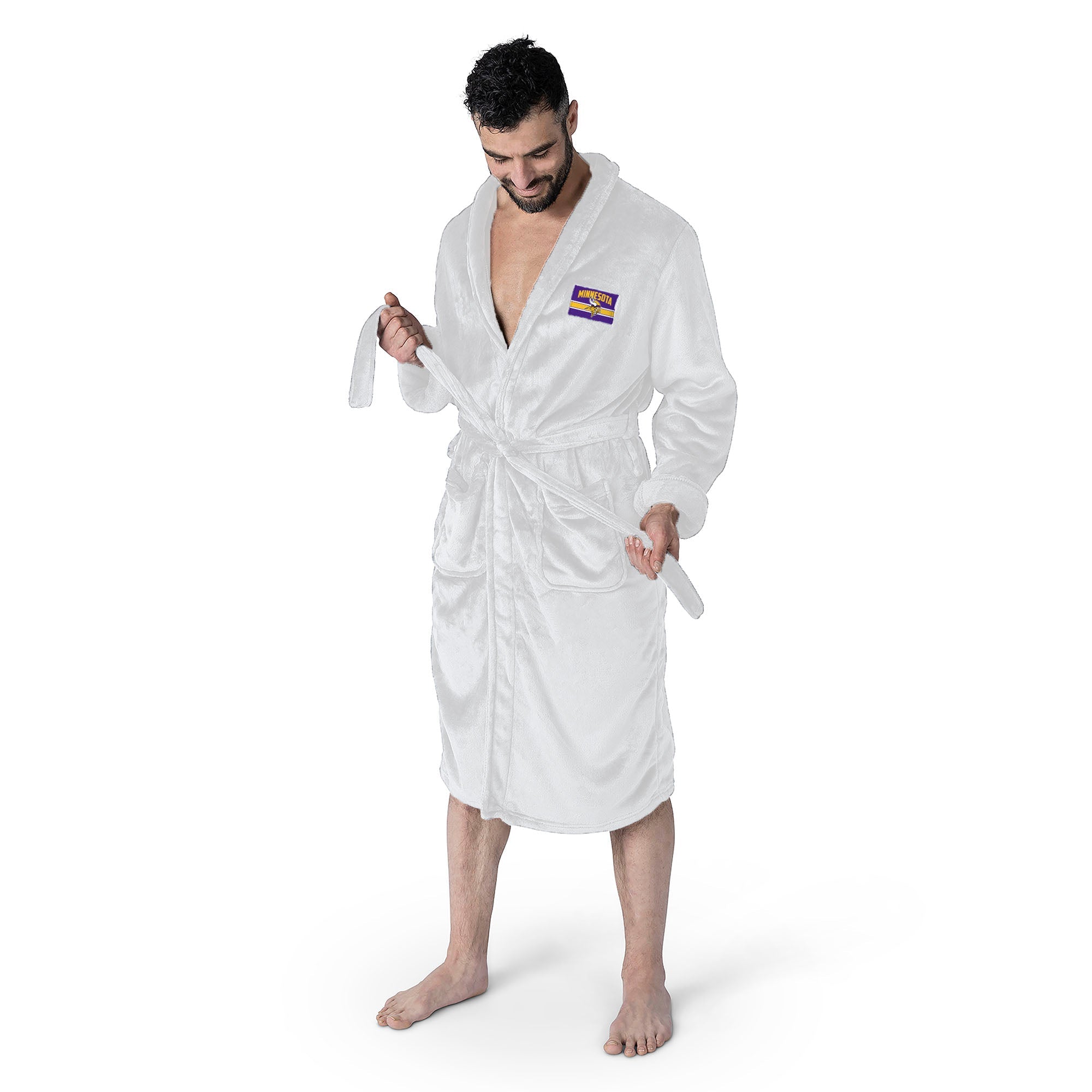 Minnesota Vikings NFL Rollout Silk Touch Robe Large/XLarge
