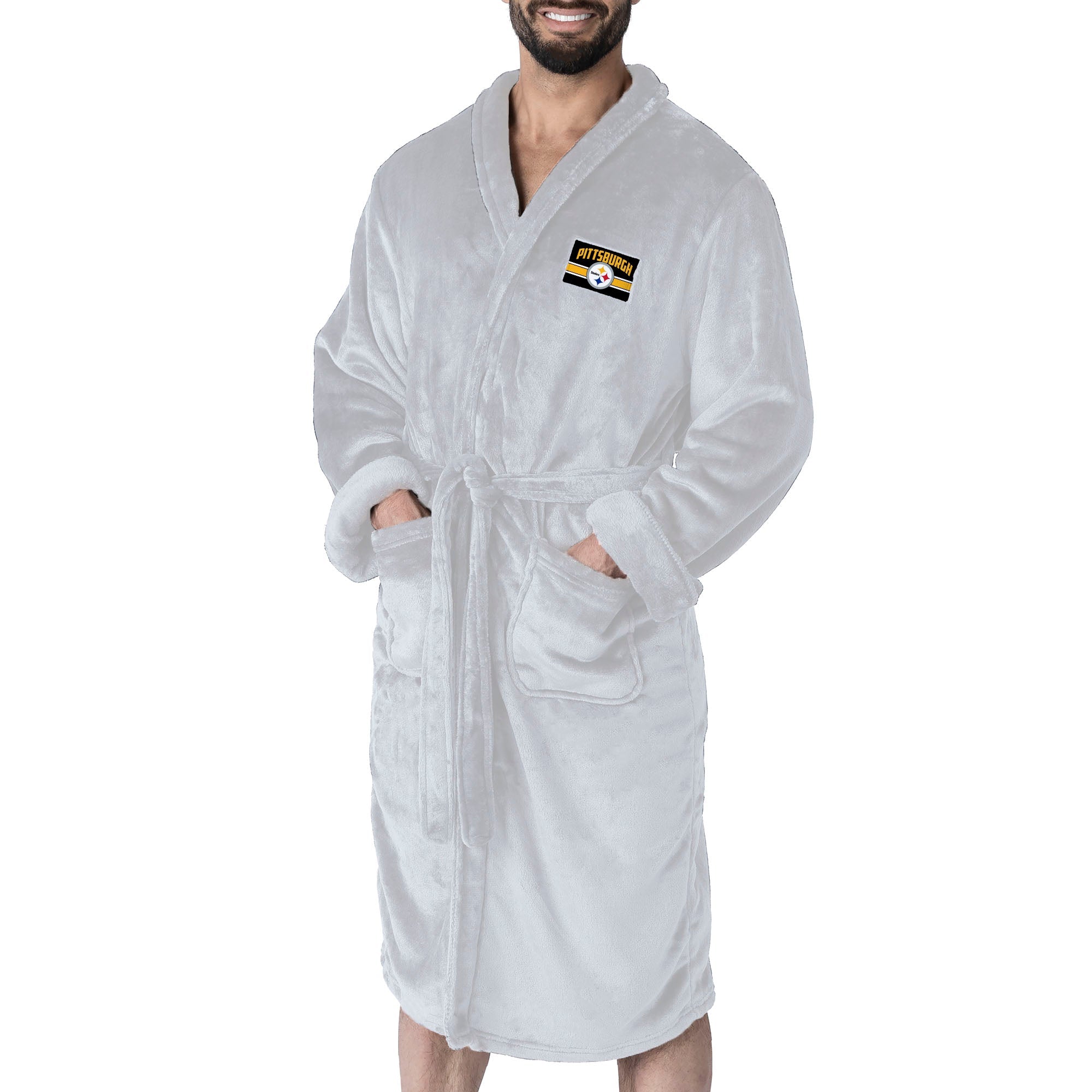 Pittsburgh Steelers NFL Rollout Silk Touch Robe Large/XLarge