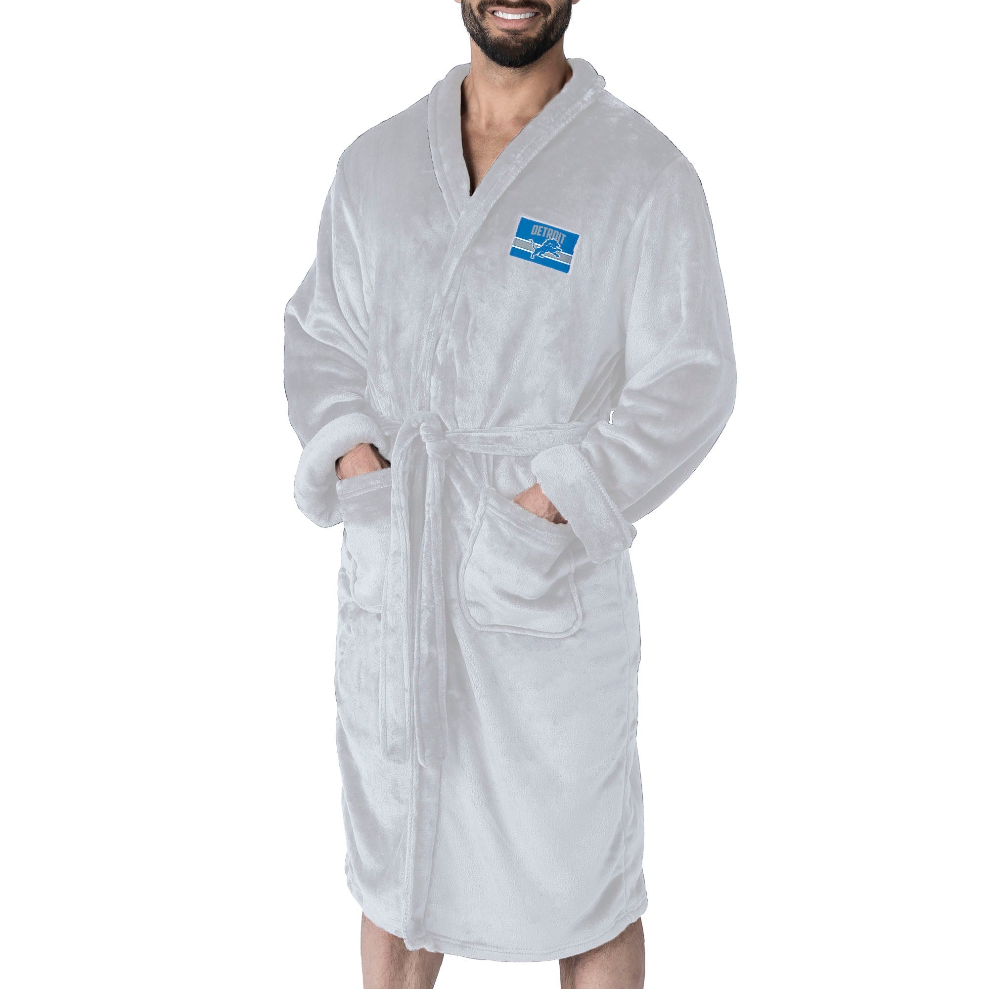 Detroit Lions NFL Rollout Silk Touch Robe Large/XLarge
