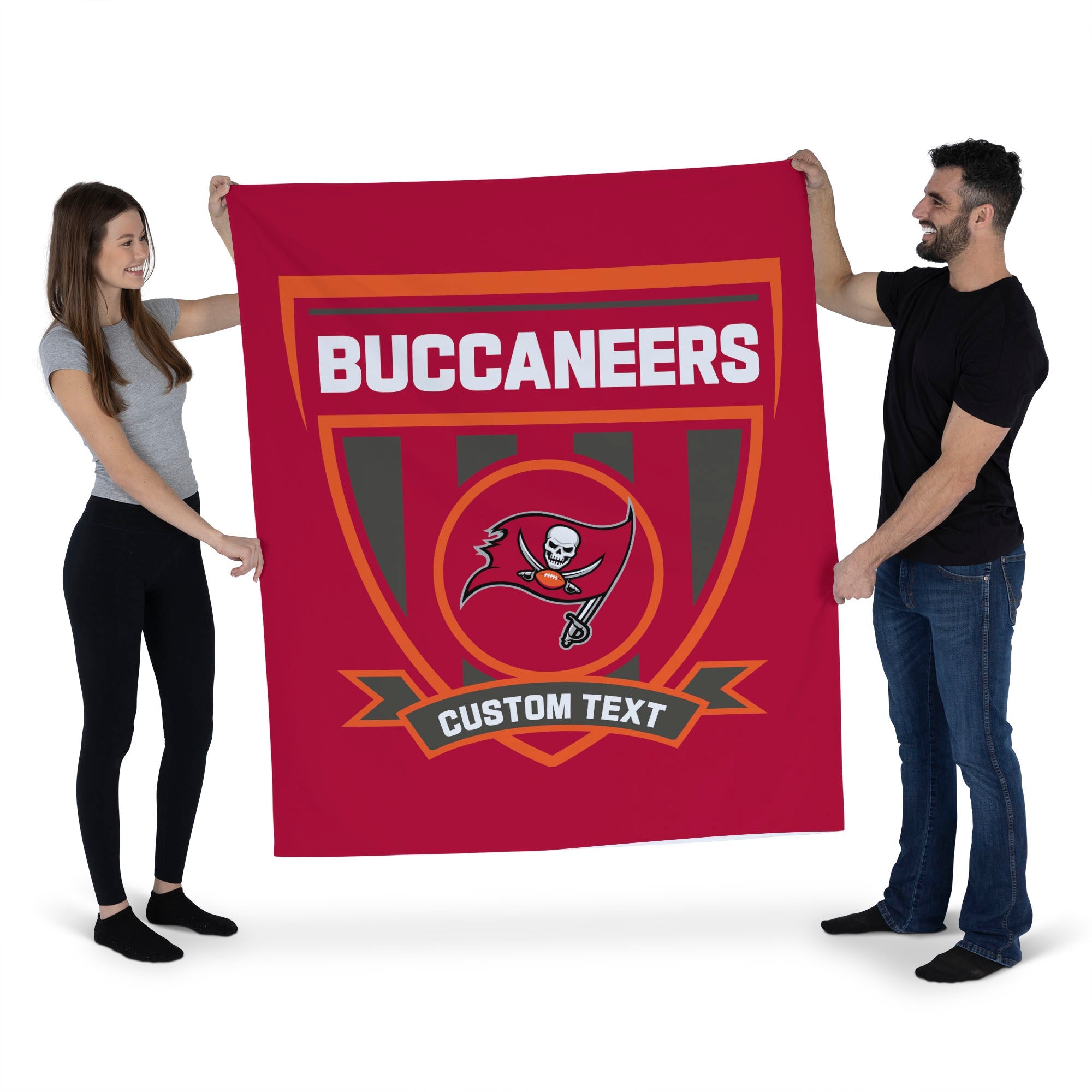 NFL Tampa Bay Buccaneers Allegiance Personalized Wall Hanging 50x60 Inches
