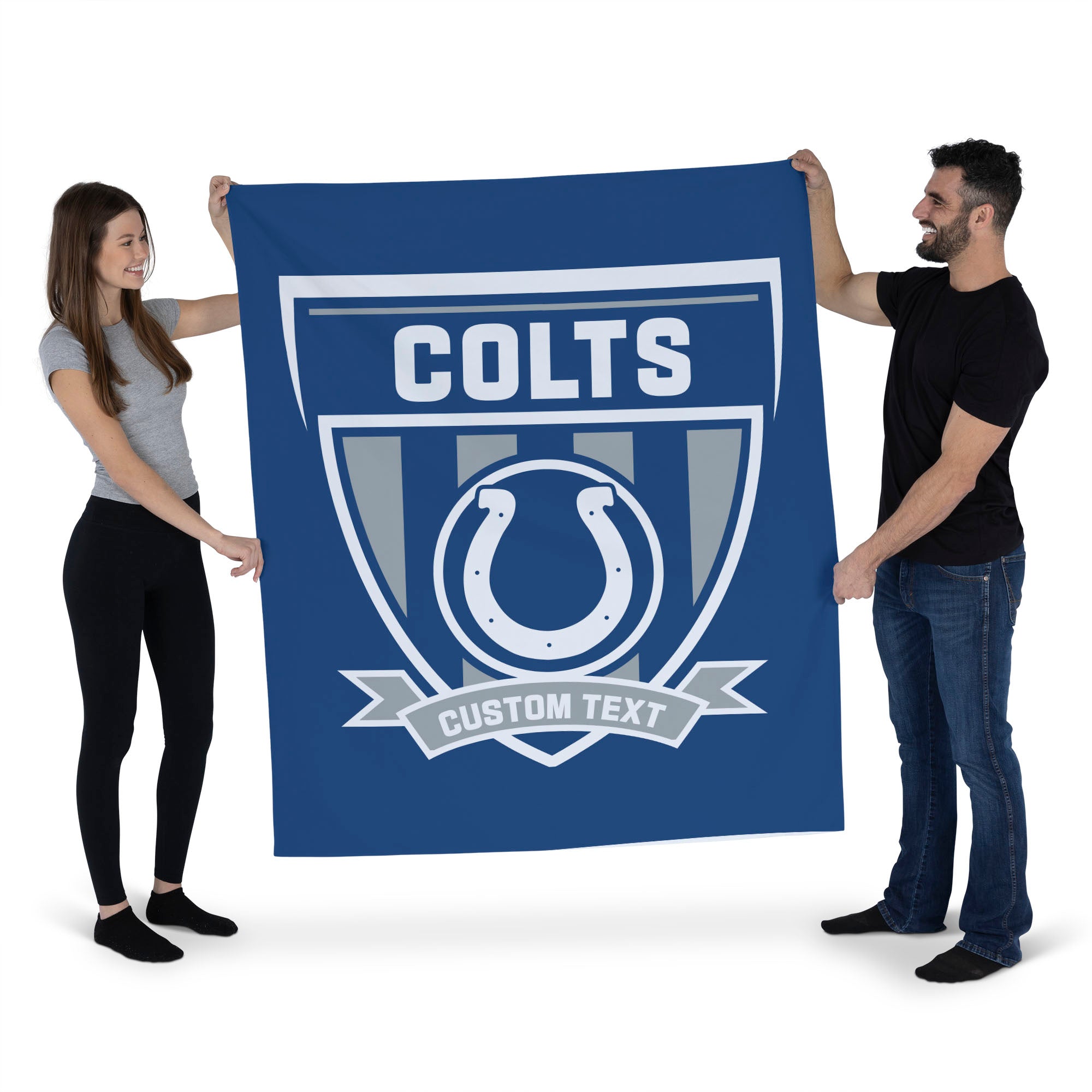 NFL Indianapolis Colts Allegiance Personalized Wall Hanging 50x60 Inches