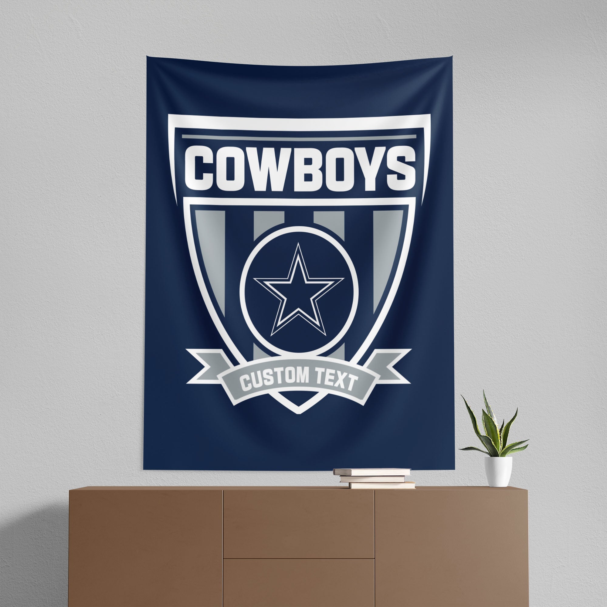 NFL Dallas Cowboys Allegiance Personalized Wall Hanging 50x60 Inches