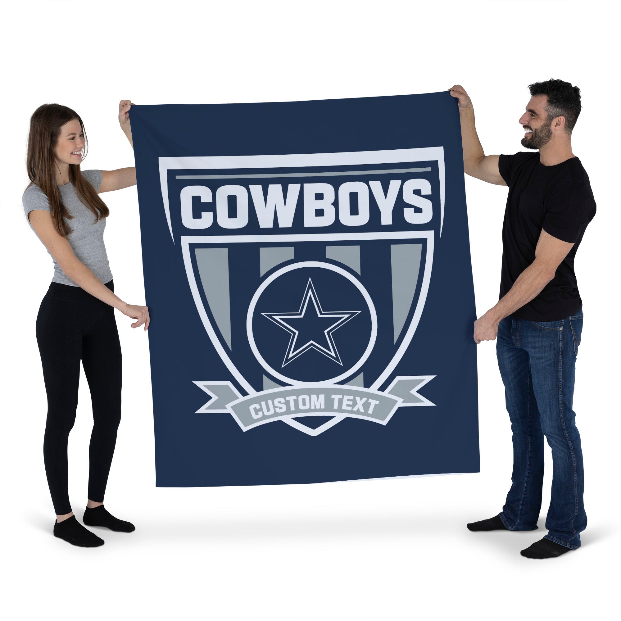NFL Dallas Cowboys Allegiance Personalized Wall Hanging 50x60 Inches
