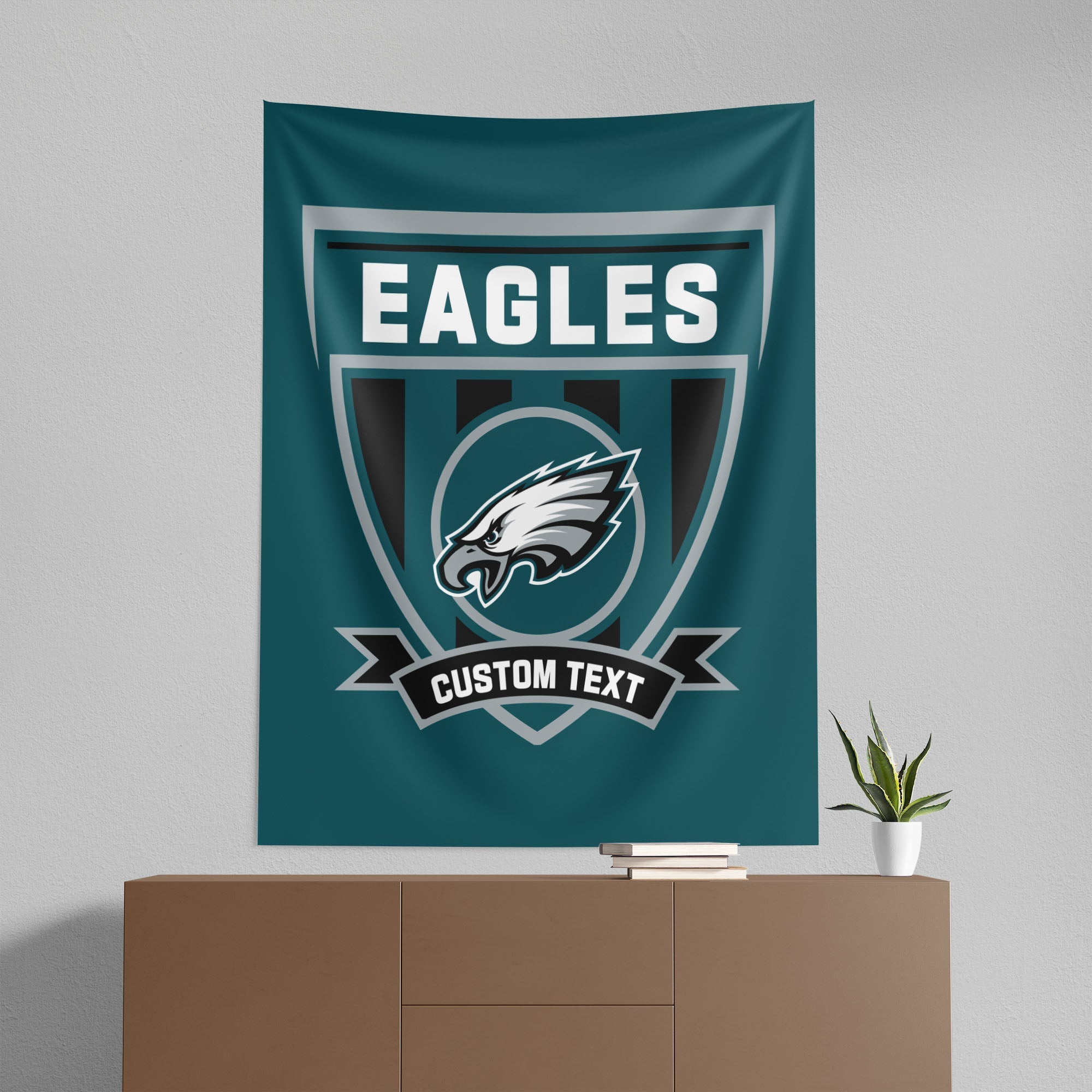 NFL Philadelphia Eagles Allegiance Personalized Wall Hanging 50x60 Inches