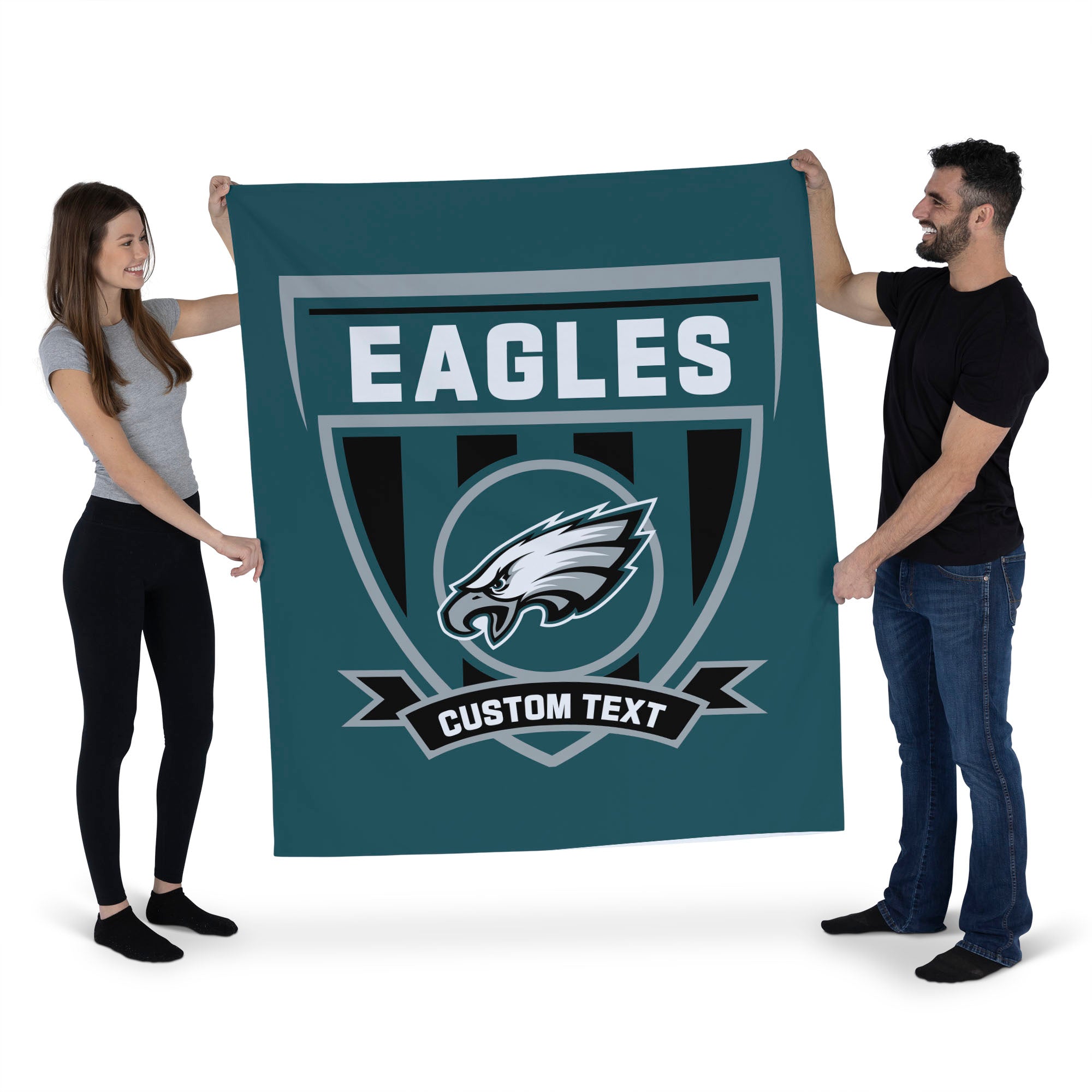 NFL Philadelphia Eagles Allegiance Personalized Wall Hanging 50x60 Inches